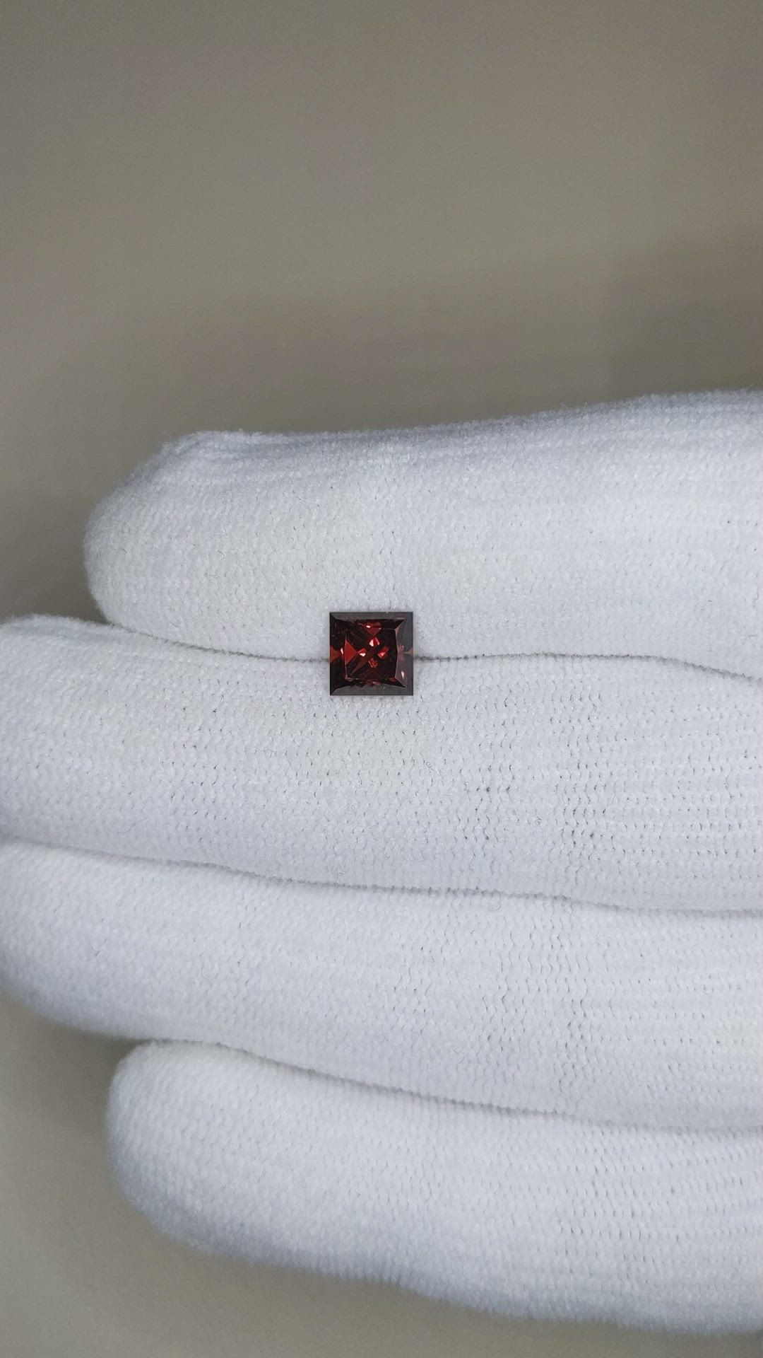 1.61 Ct. Madeira (Reddish Orange) Citrine from Brazil Size Video