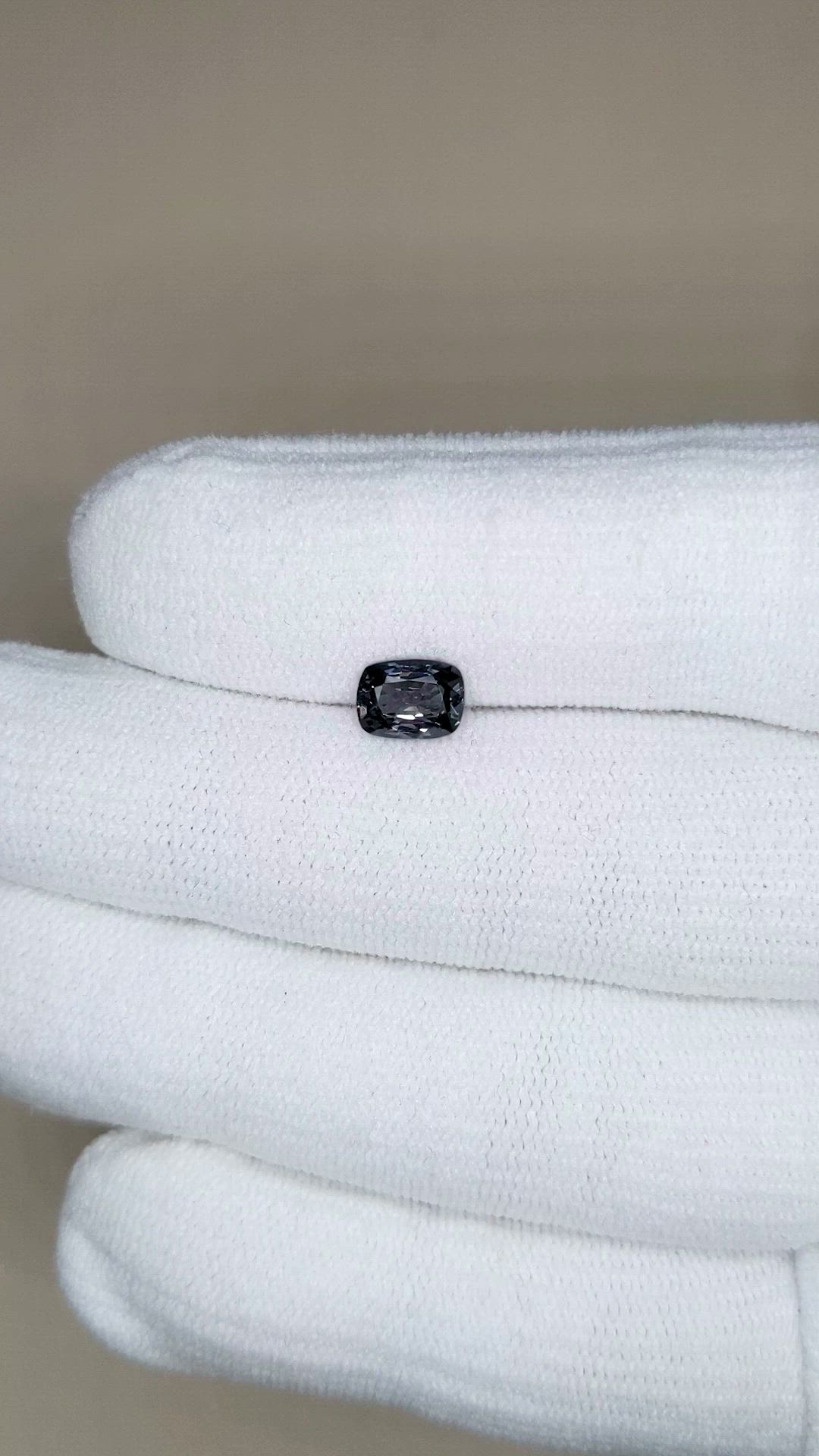 1.03 Ct. Bluish Purple Spinel from Burma (Myanmar) Size Video