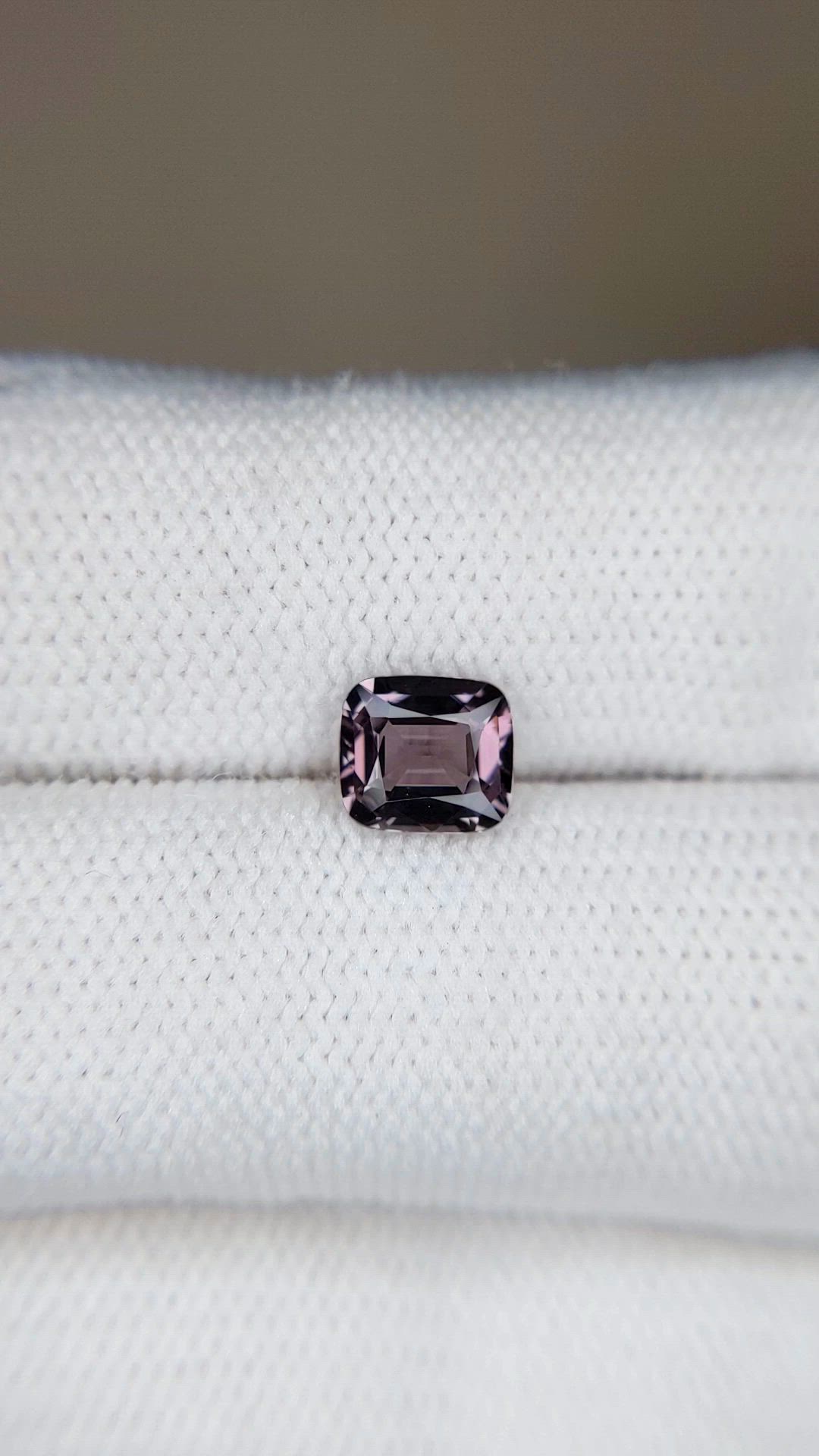 1.02 Ct. Pink Spinel from Burma (Myanmar) Size Video