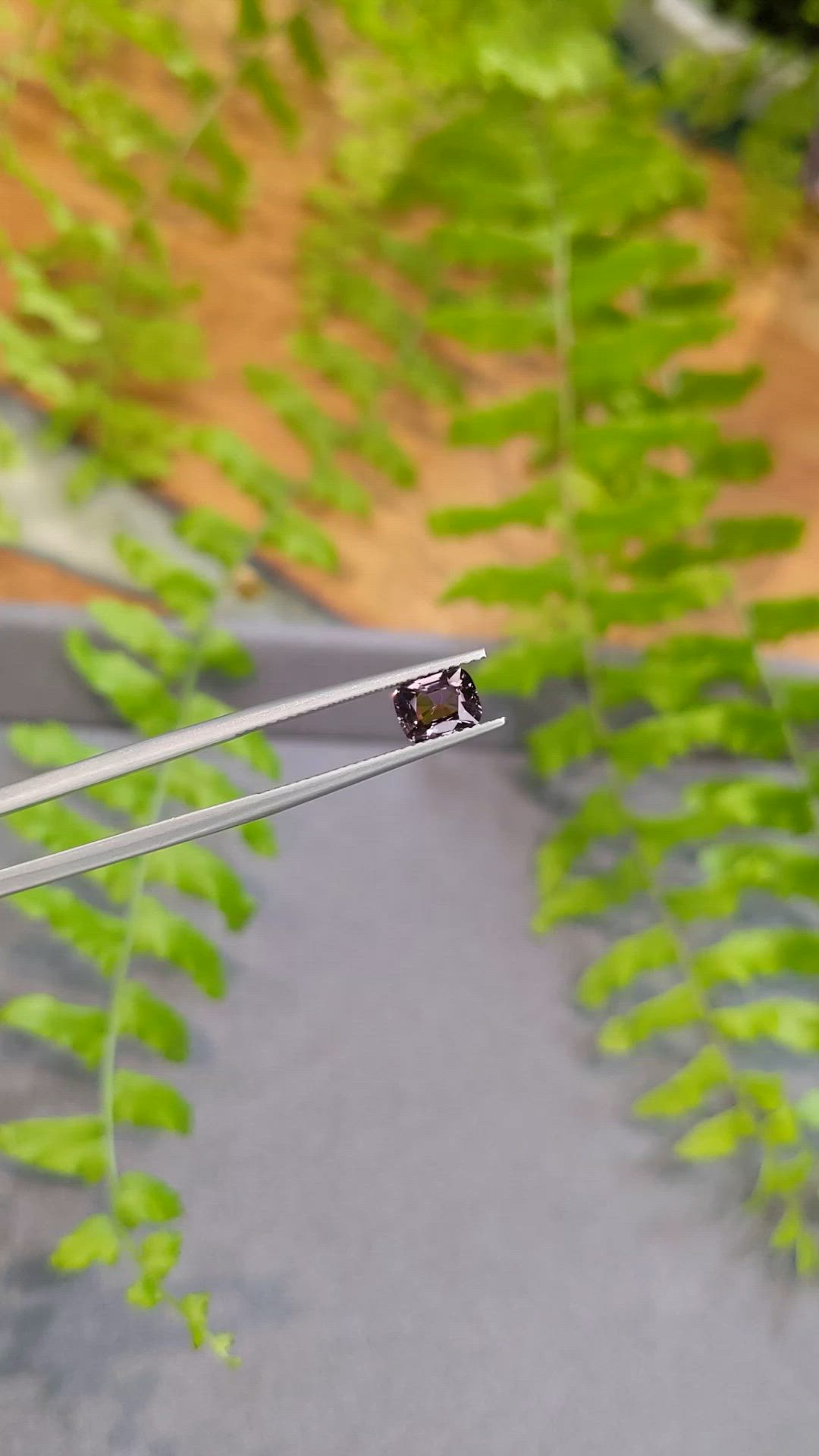 1.06 Ct. Pinkish Purple Spinel from Burma (Myanmar) Size Video