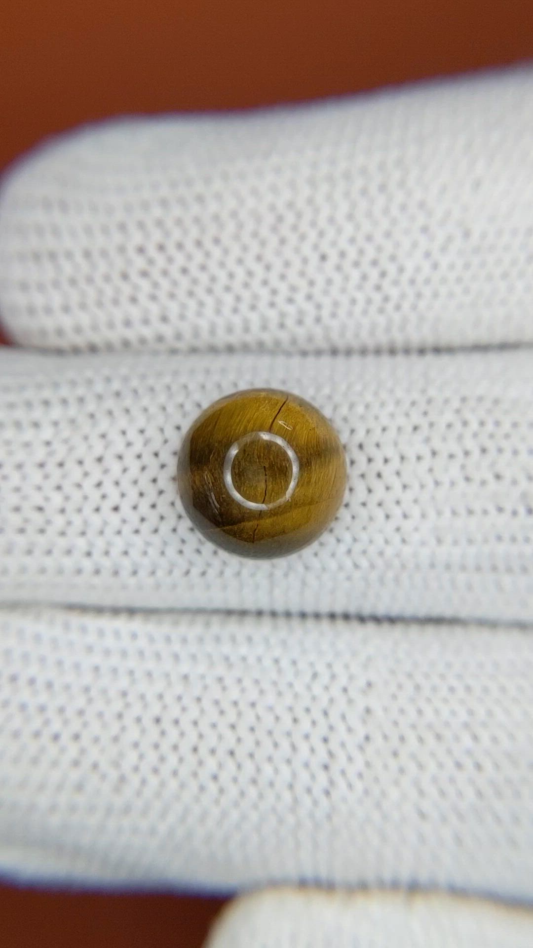 4.36 Ct. Cabochon Tiger's Eye from South Africa Size Video