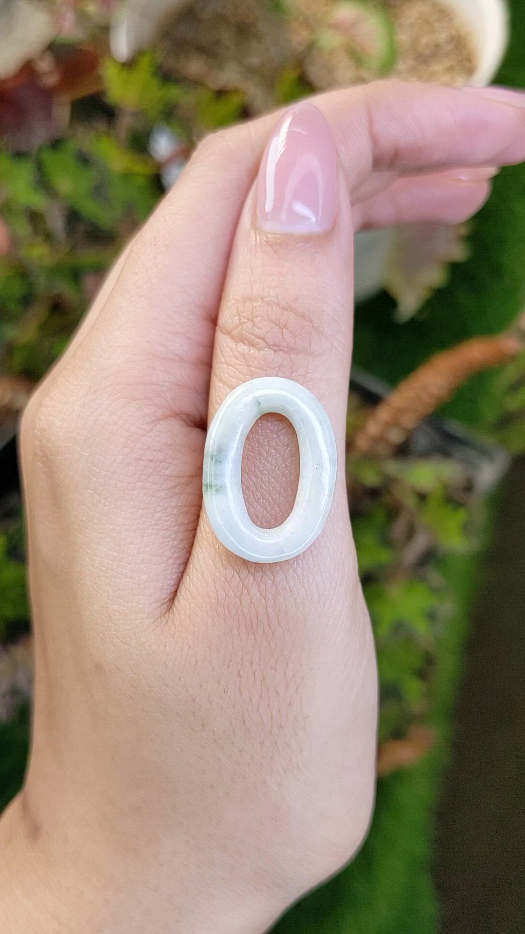 13.40 Ct. Bluish Green Jade from Burma (Myanmar) Size Video
