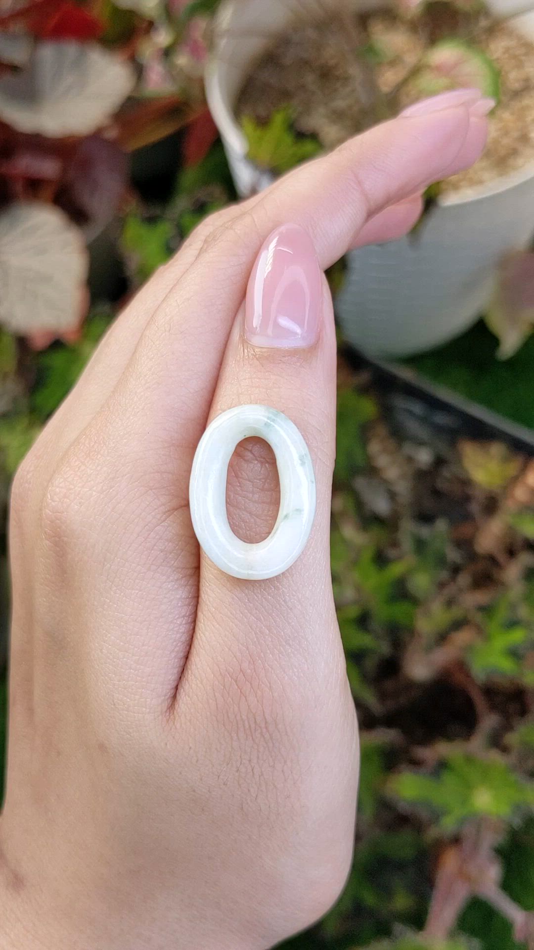 13.85 Ct. Green Jade from Burma (Myanmar) Size Video