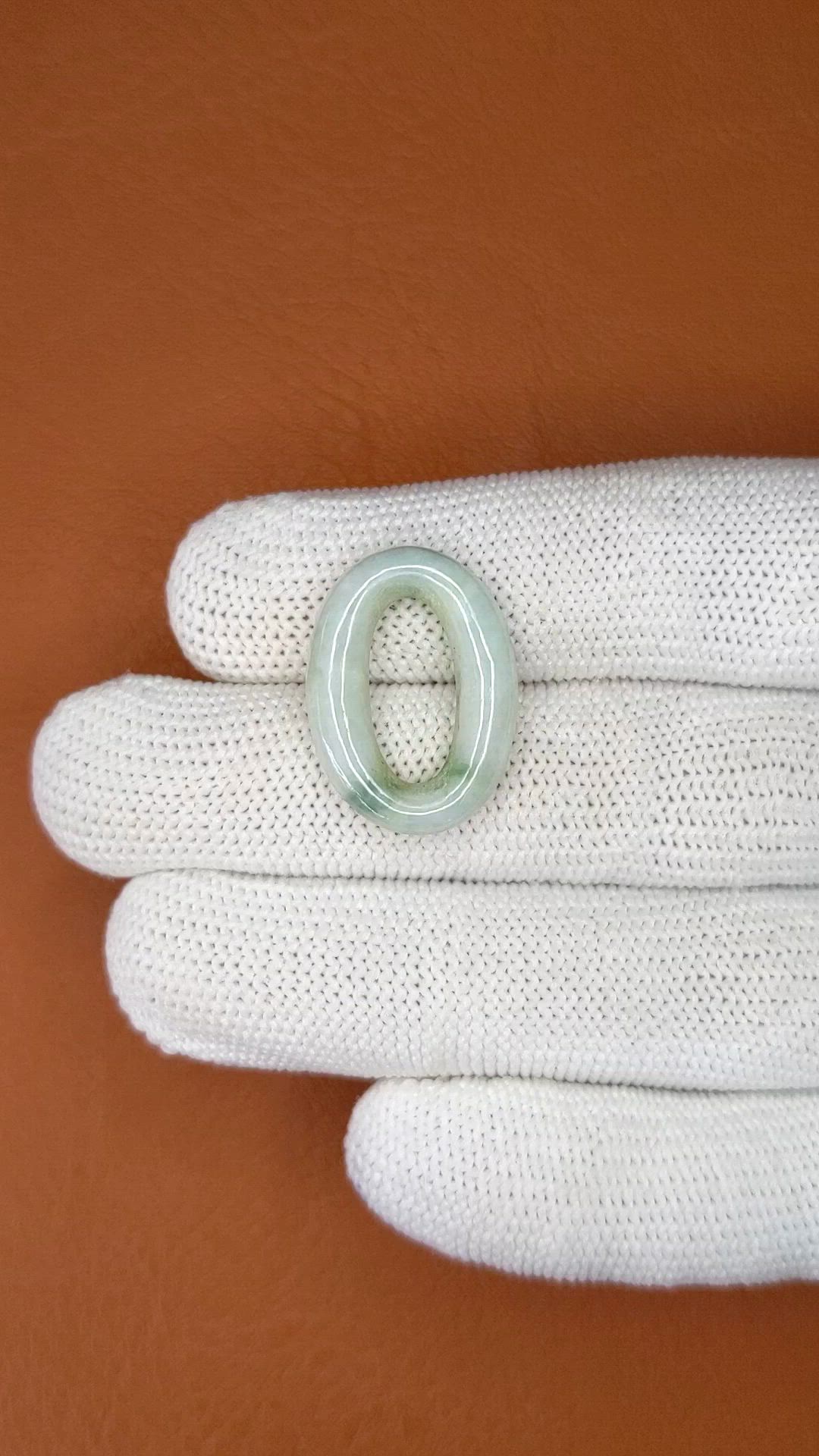 13.57 Ct. Green Jade from Burma (Myanmar) Size Video