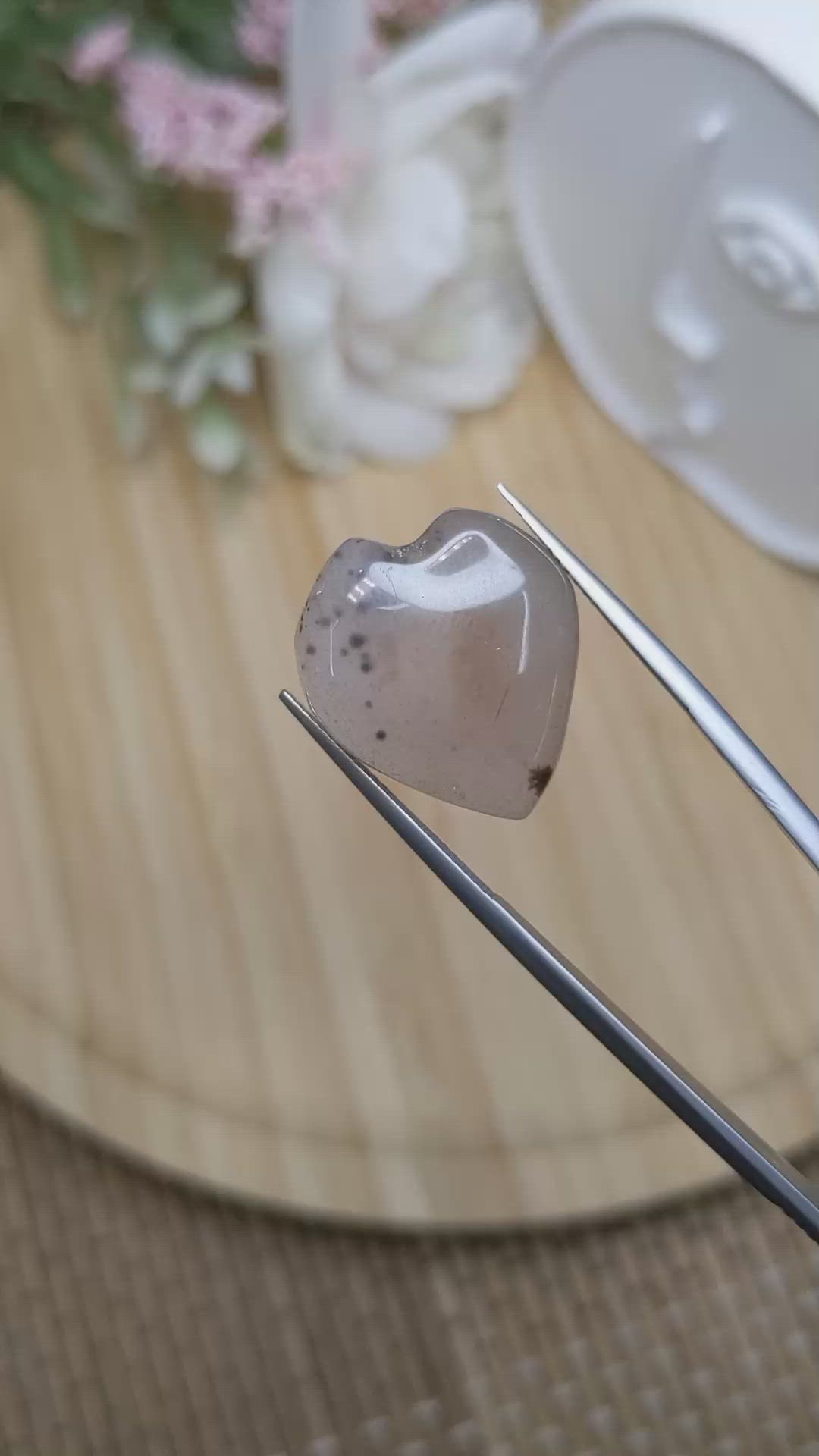 21.73 Ct. Multi Color Cabochon Agate from Brazil Size Video