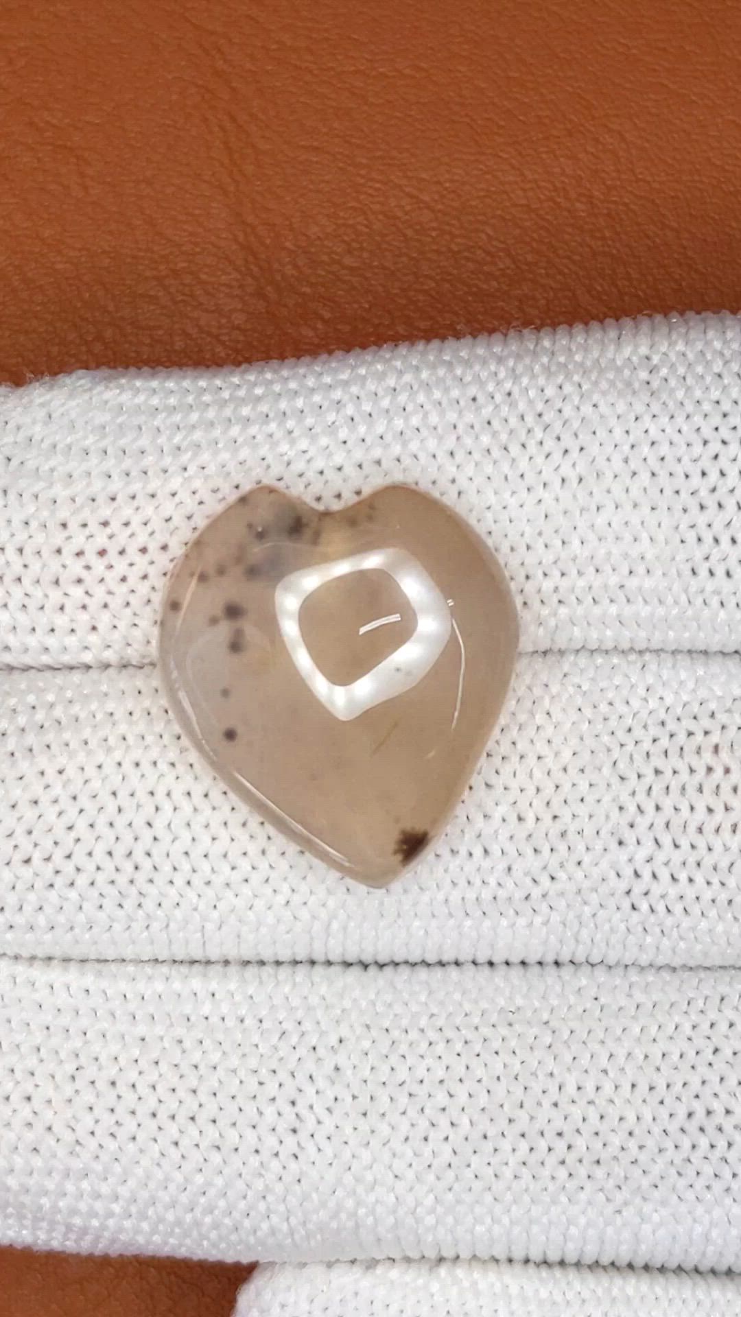 21.73 Ct. Multi Color Cabochon Agate from Brazil Size Video