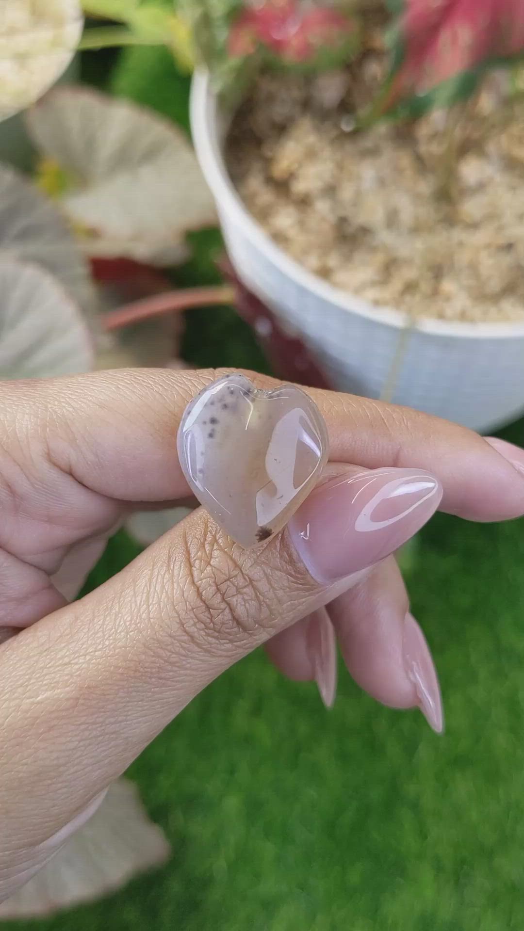 21.73 Ct. Multi Color Cabochon Agate from Brazil Size Video