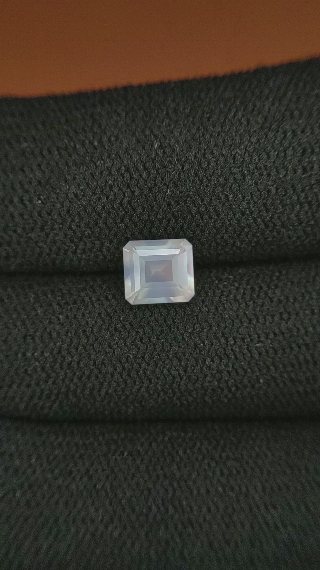 0.93 Ct. Rainbow Moonstone from Ceylon (Sri Lanka) Size Video