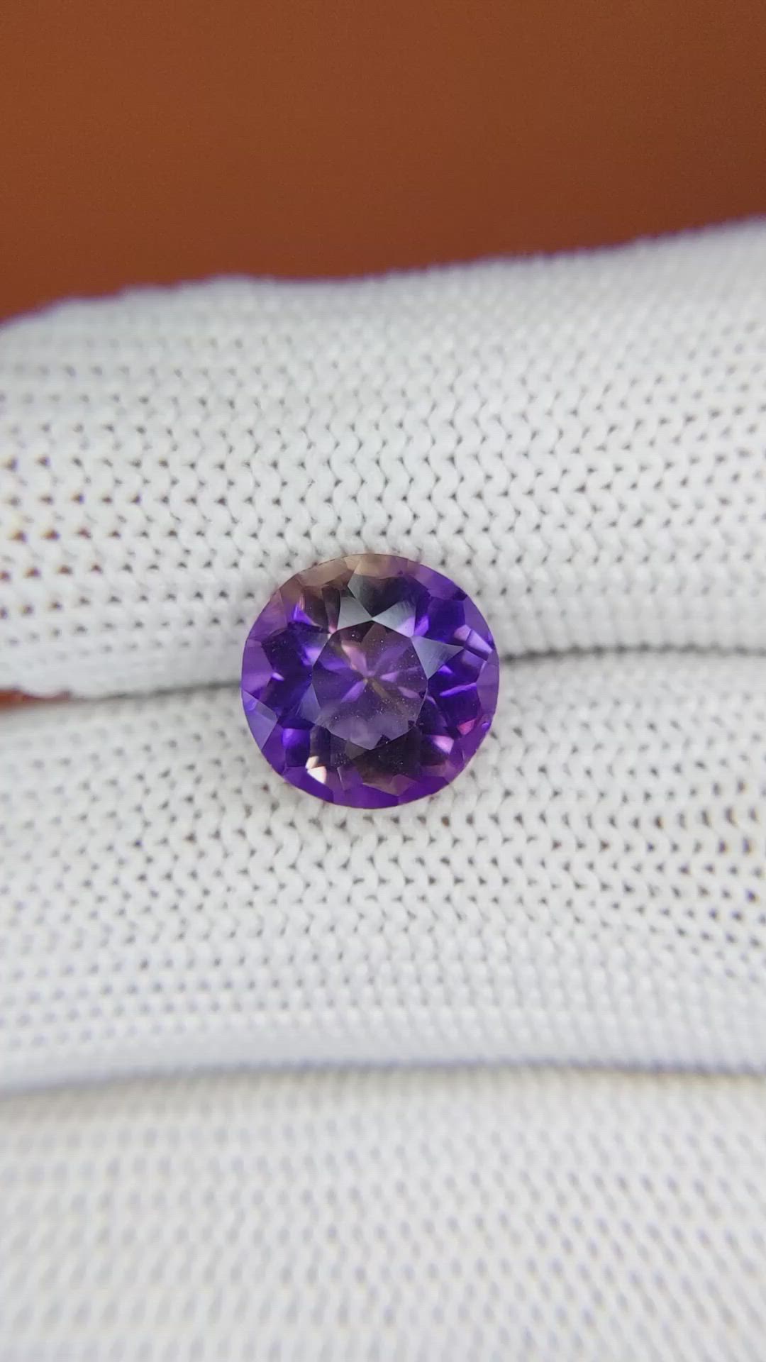 3.42 Ct. Bi Color Ametrine from Madagascar Size Video