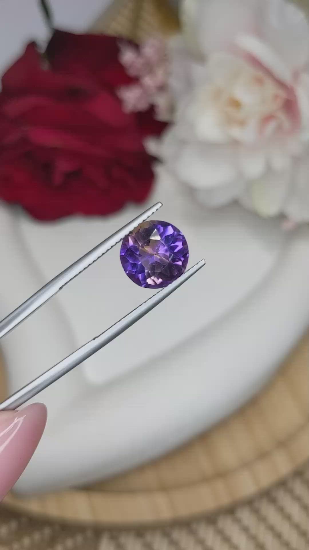3.42 Ct. Bi Color Ametrine from Madagascar Size Video