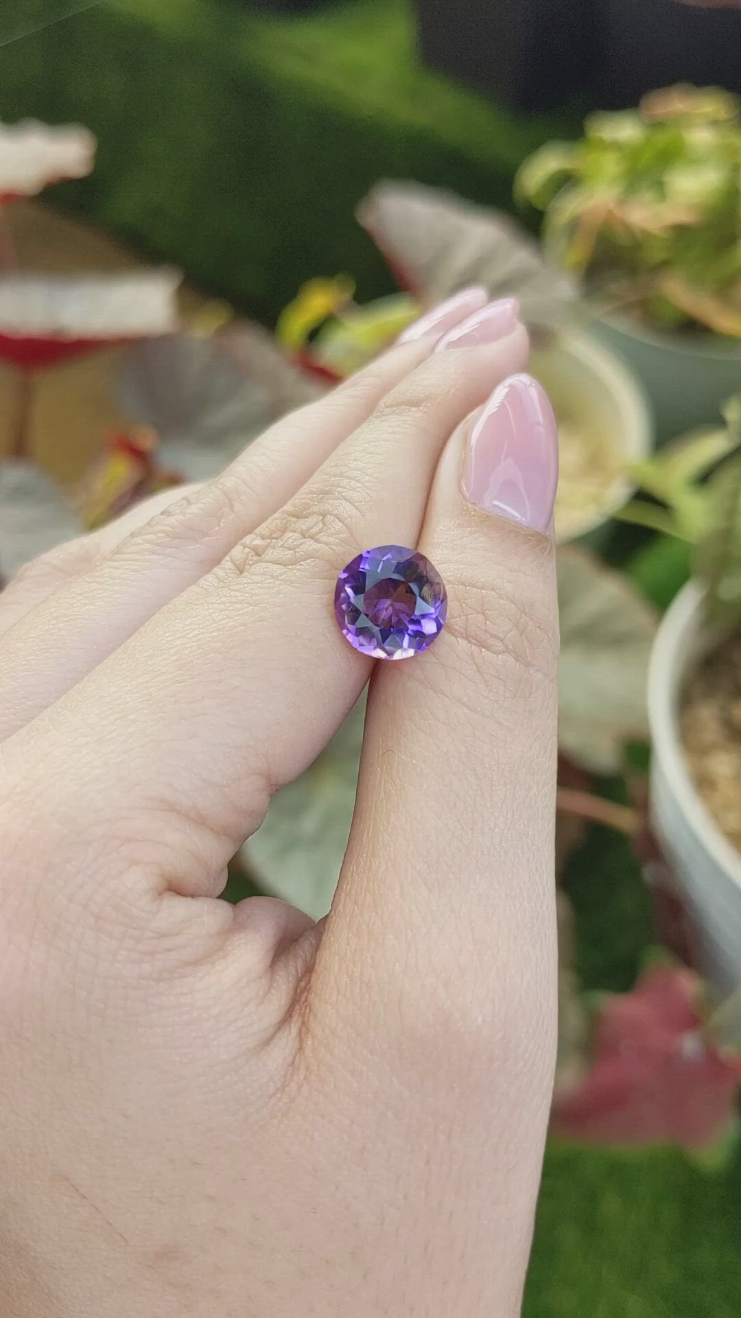 3.42 Ct. Bi Color Ametrine from Madagascar Size Video