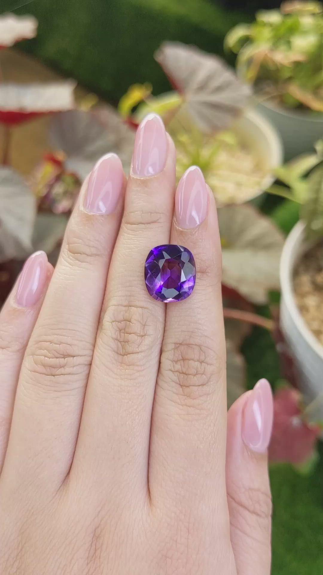 7.21 Ct. Bi Color Ametrine from Madagascar Size Video