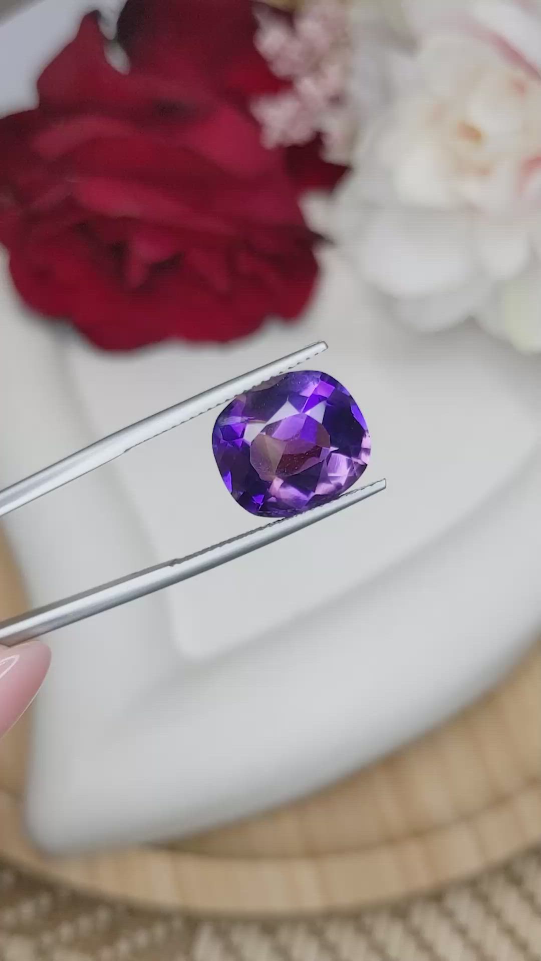 7.21 Ct. Bi Color Ametrine from Madagascar Size Video