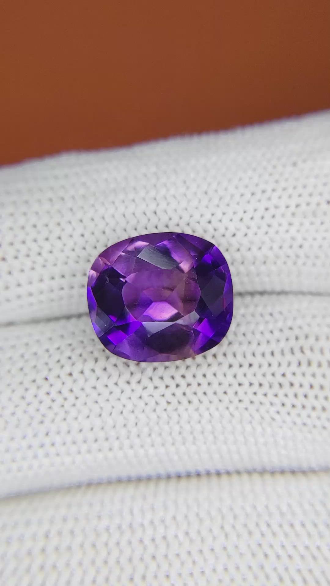 7.21 Ct. Bi Color Ametrine from Madagascar Size Video