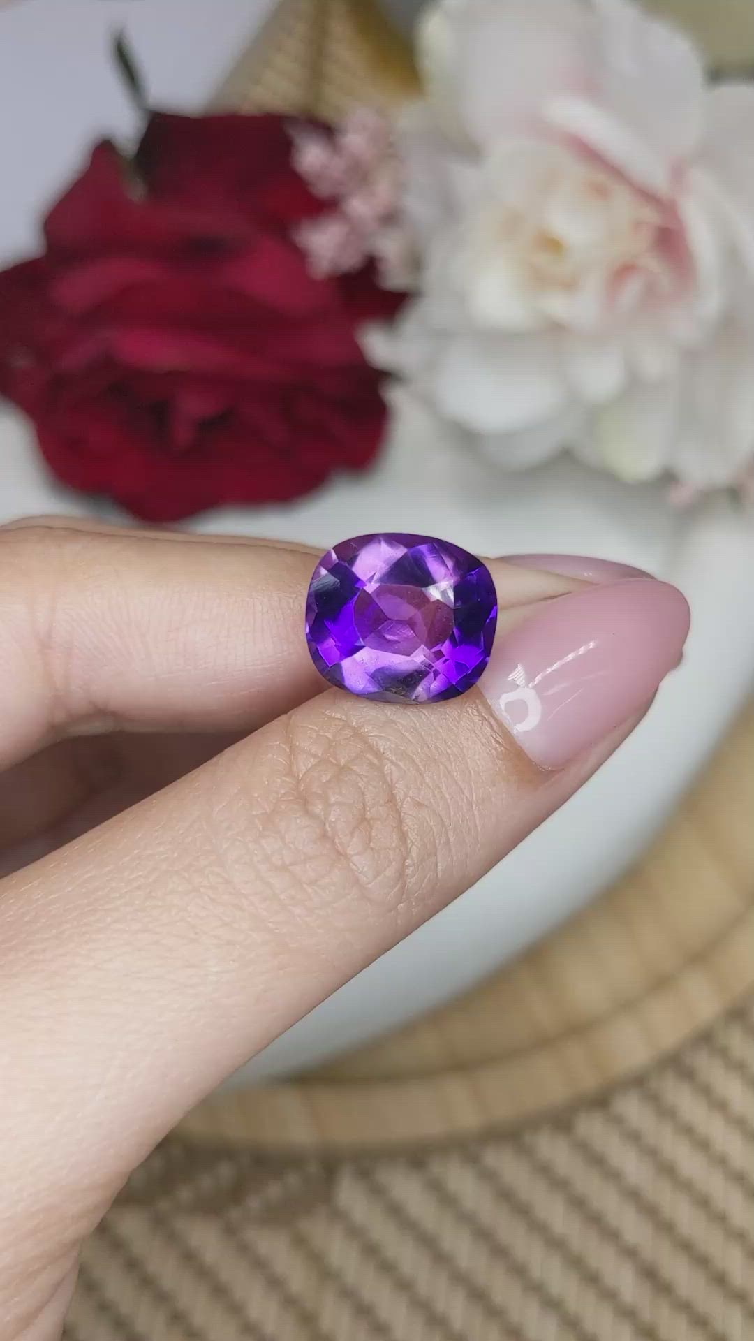 7.21 Ct. Bi Color Ametrine from Madagascar Size Video