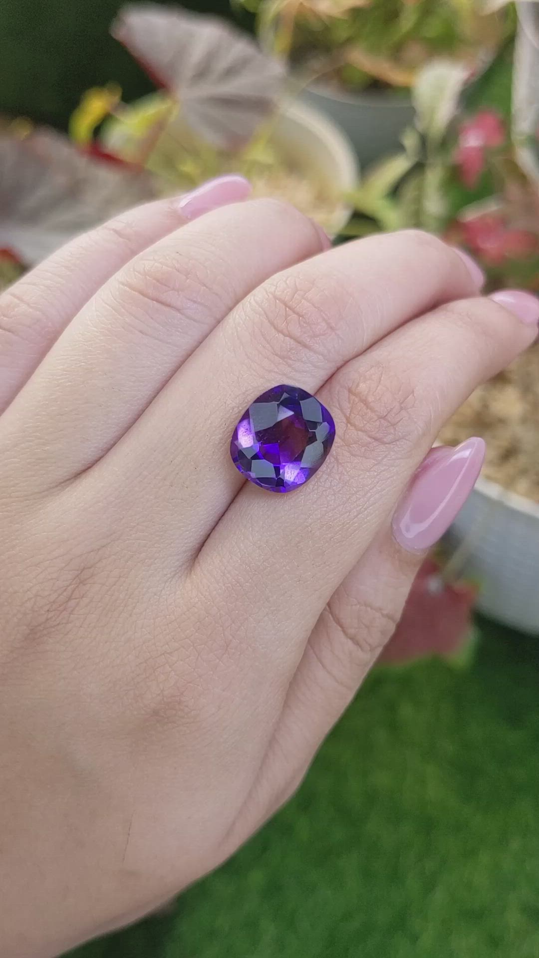 7.21 Ct. Bi Color Ametrine from Madagascar Size Video
