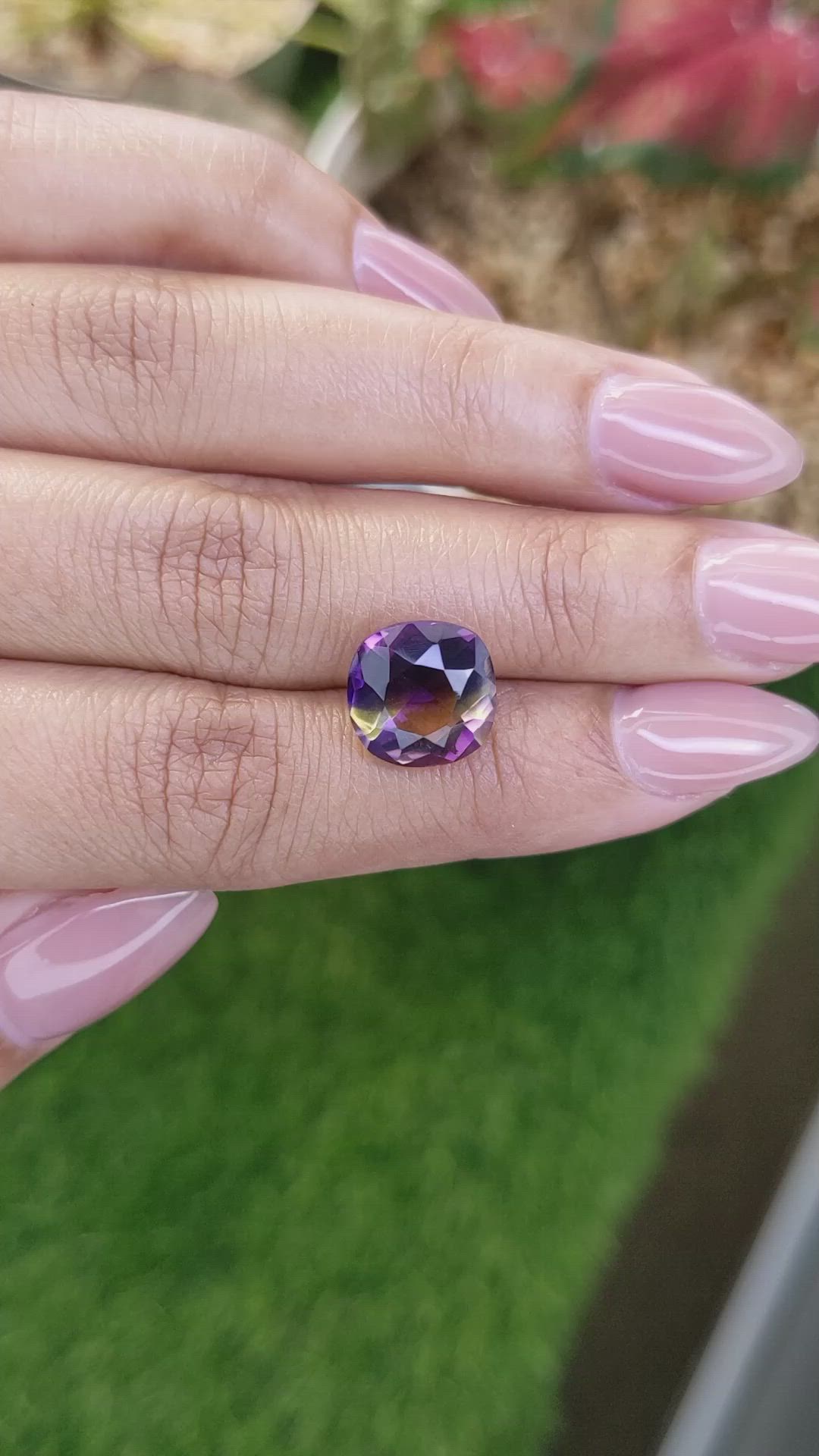 5.03 Ct. Bi Color Ametrine from Madagascar Size Video