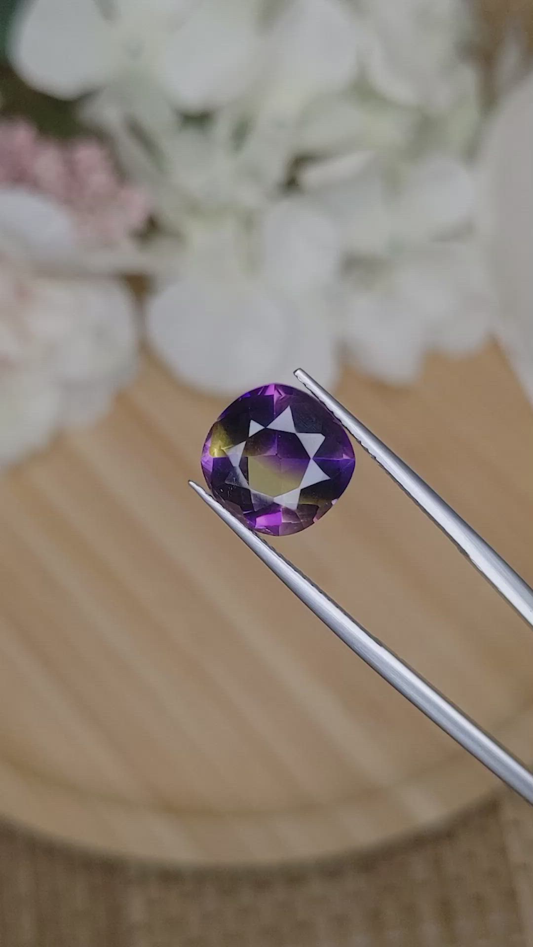 5.03 Ct. Bi Color Ametrine from Madagascar Size Video