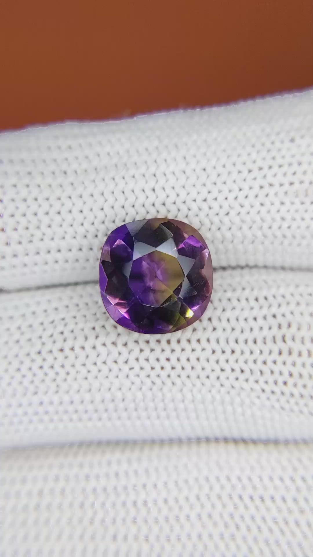 5.03 Ct. Bi Color Ametrine from Madagascar Size Video