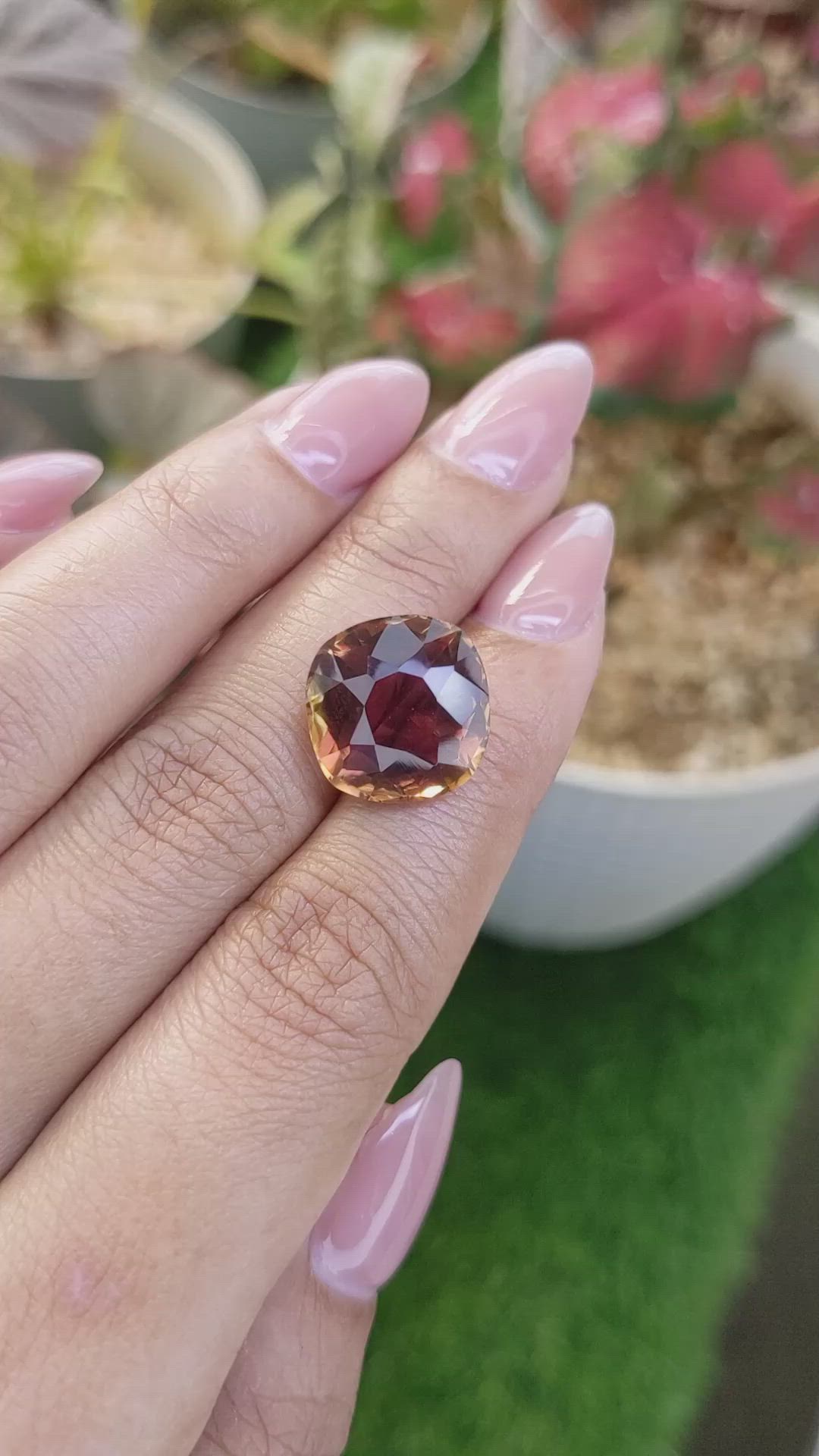 10.91 Ct. Bi Color Ametrine from Madagascar Size Video