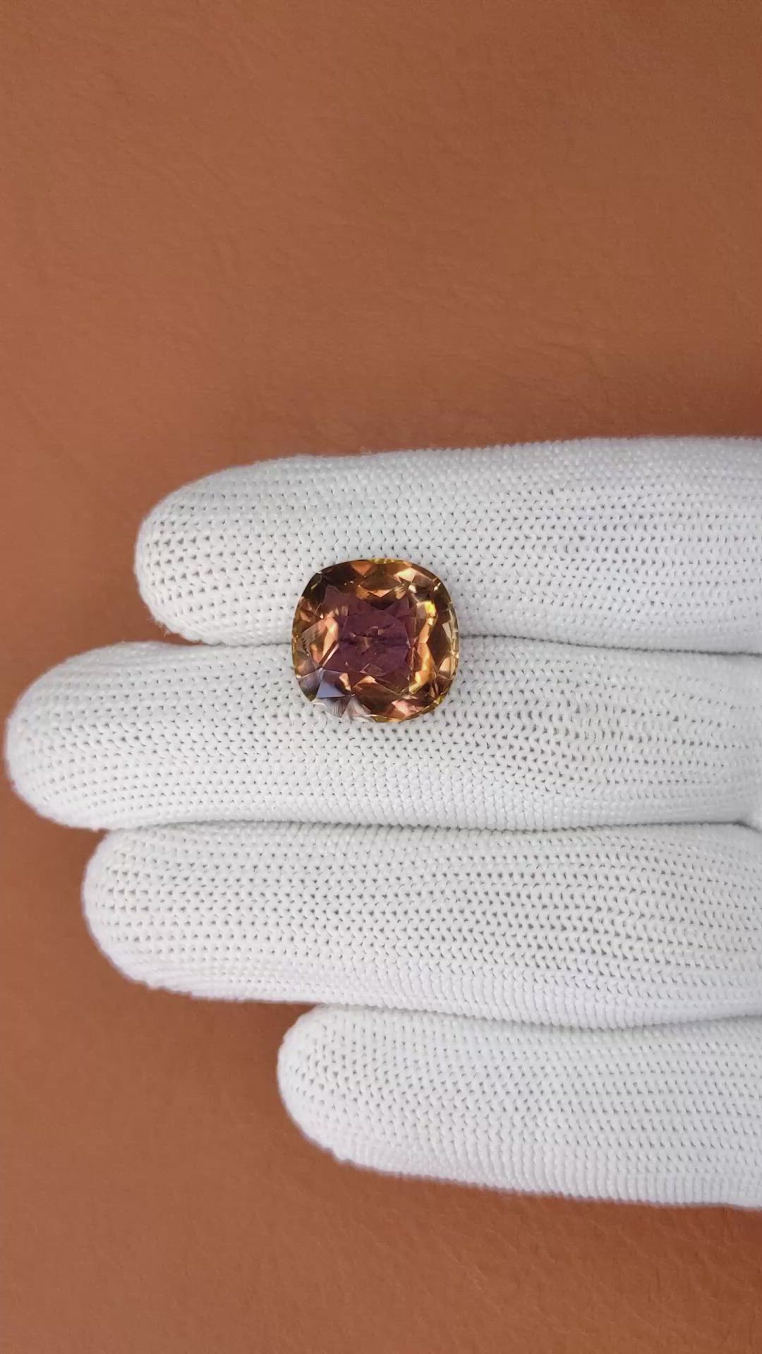 10.91 Ct. Bi Color Ametrine from Madagascar Size Video