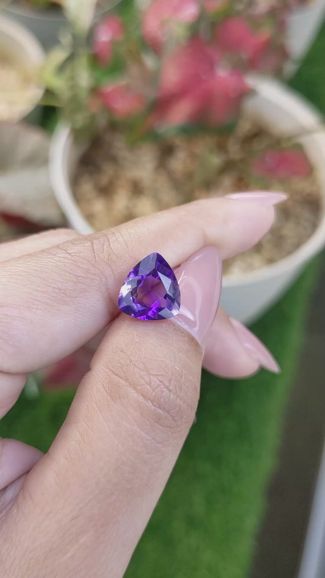 3.42 Ct. Bi Color Ametrine from Madagascar Size Video