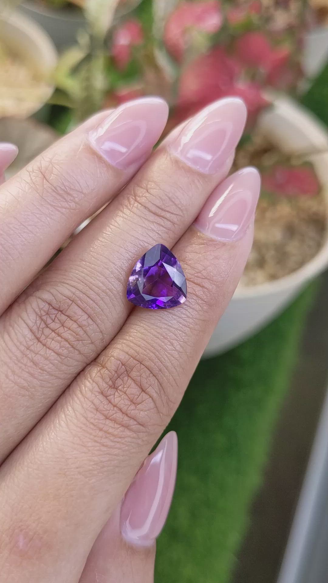 3.42 Ct. Bi Color Ametrine from Madagascar Size Video