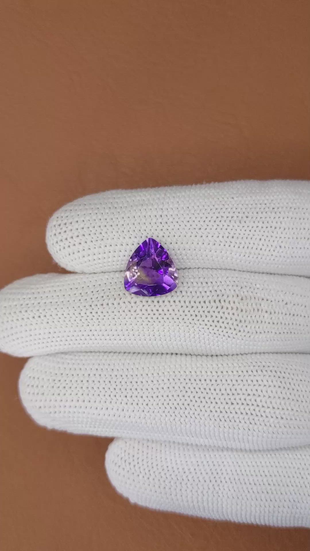 3.42 Ct. Bi Color Ametrine from Madagascar Size Video