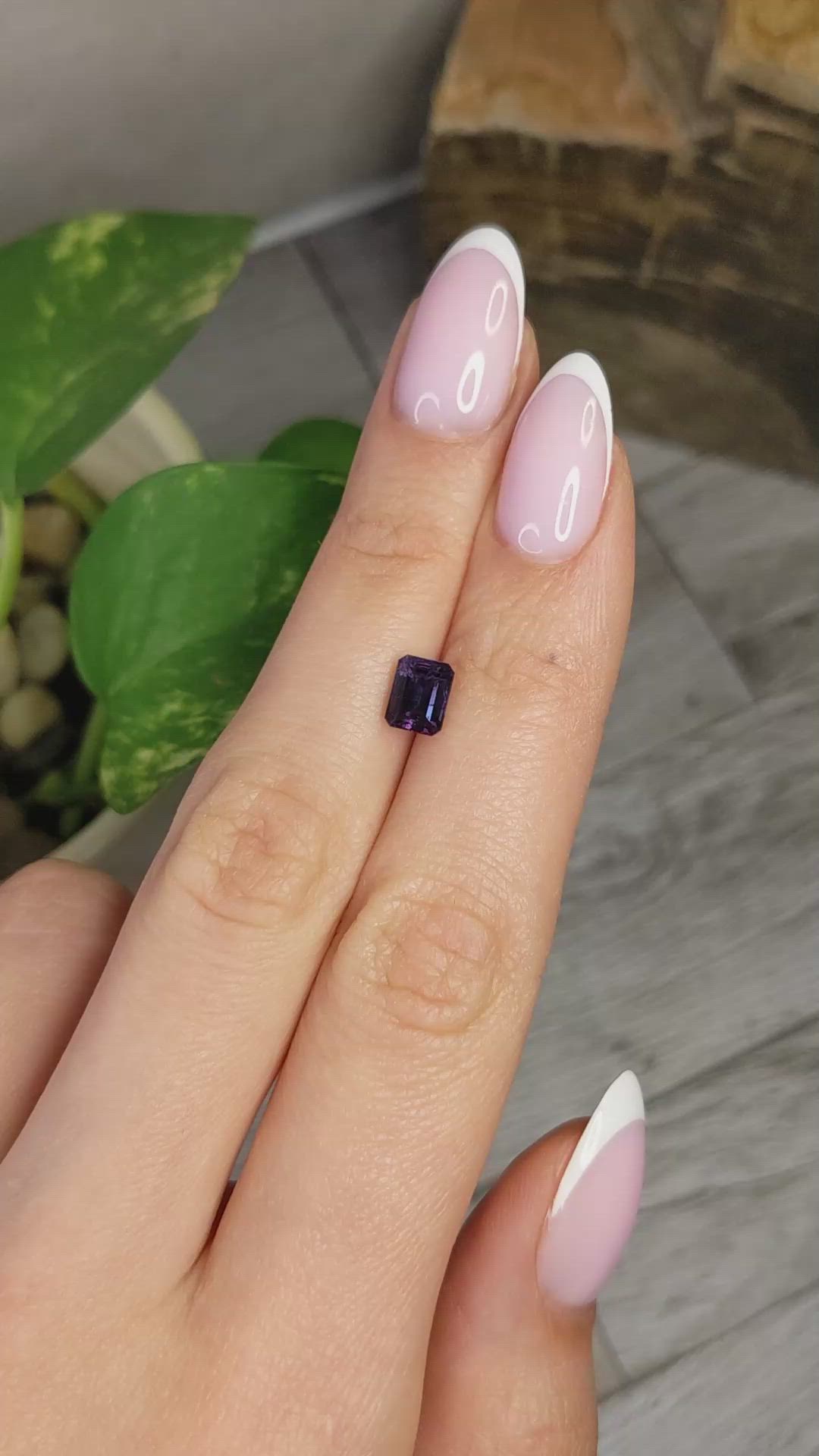 1.48 Ct. Alexandrite from Brazil Size Video