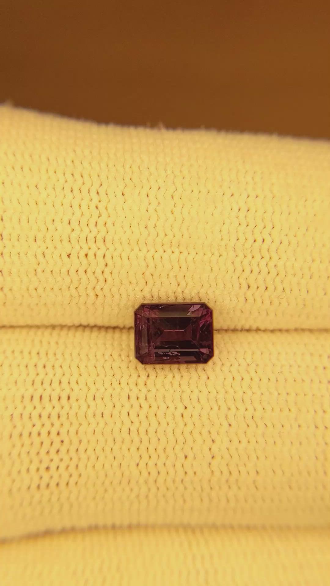 1.48 Ct. Alexandrite from Brazil Size Video