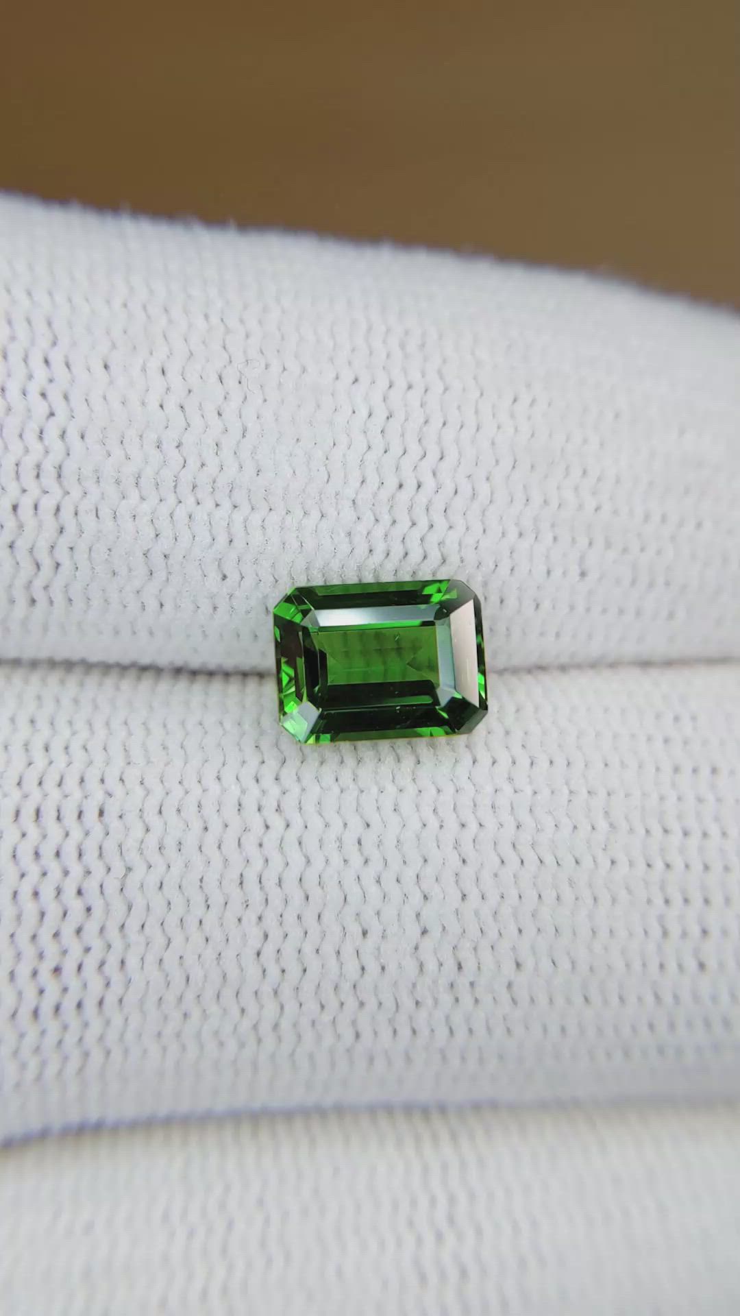 2.03 Ct. Tsavorite Garnet from Tanzania Size Video