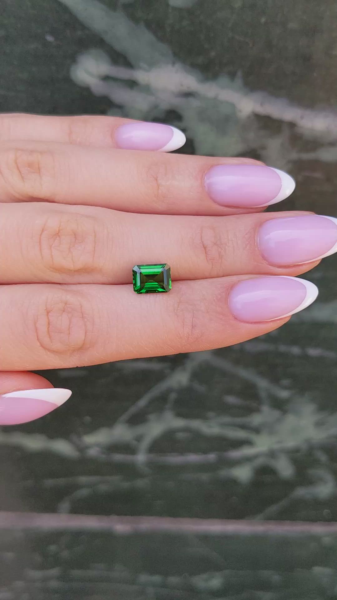 2.08 Ct. Tsavorite Garnet from Tanzania Size Video