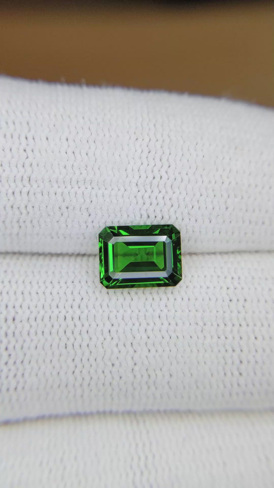 2.08 Ct. Tsavorite Garnet from Tanzania Size Video