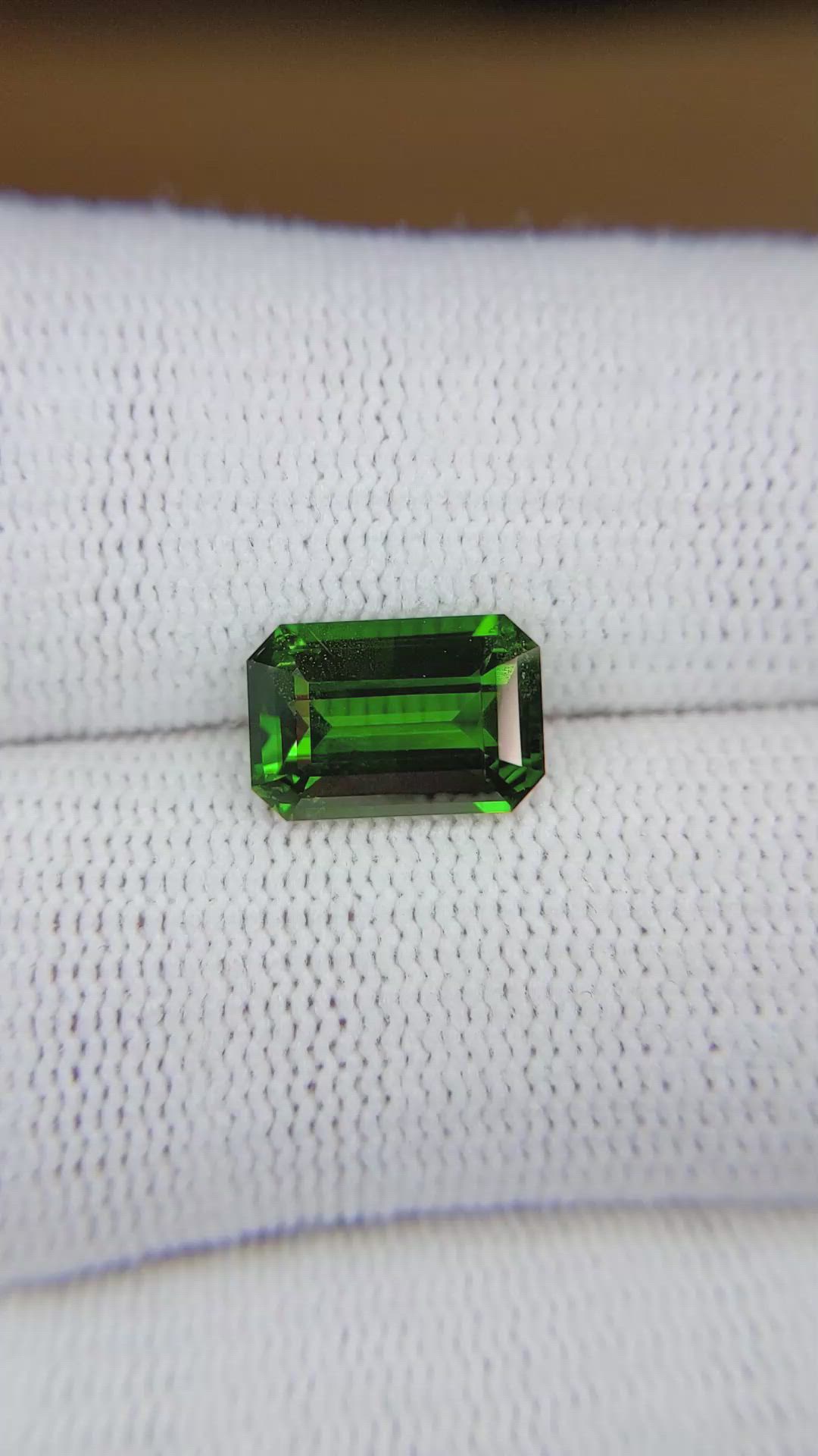 3.03 Ct. Tsavorite Garnet from Tanzania Size Video