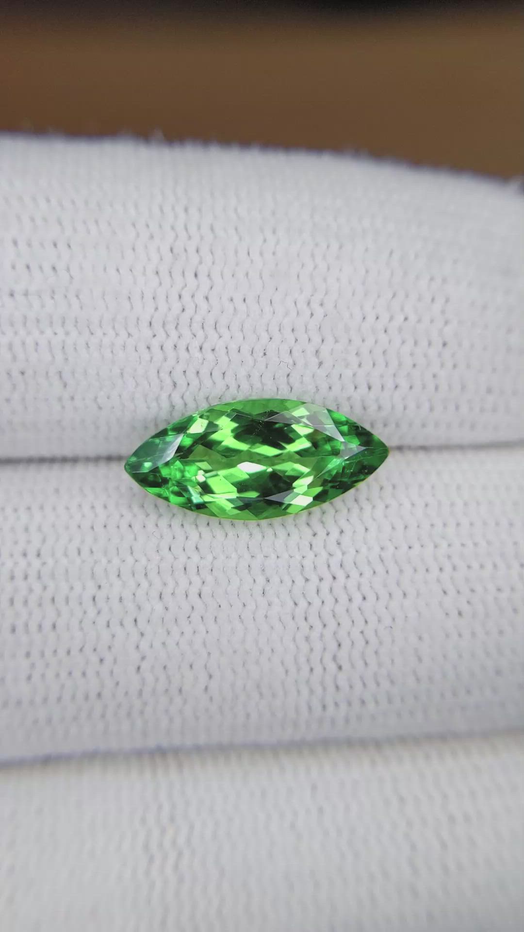 2.75 Ct. Tsavorite Garnet from Tanzania Size Video