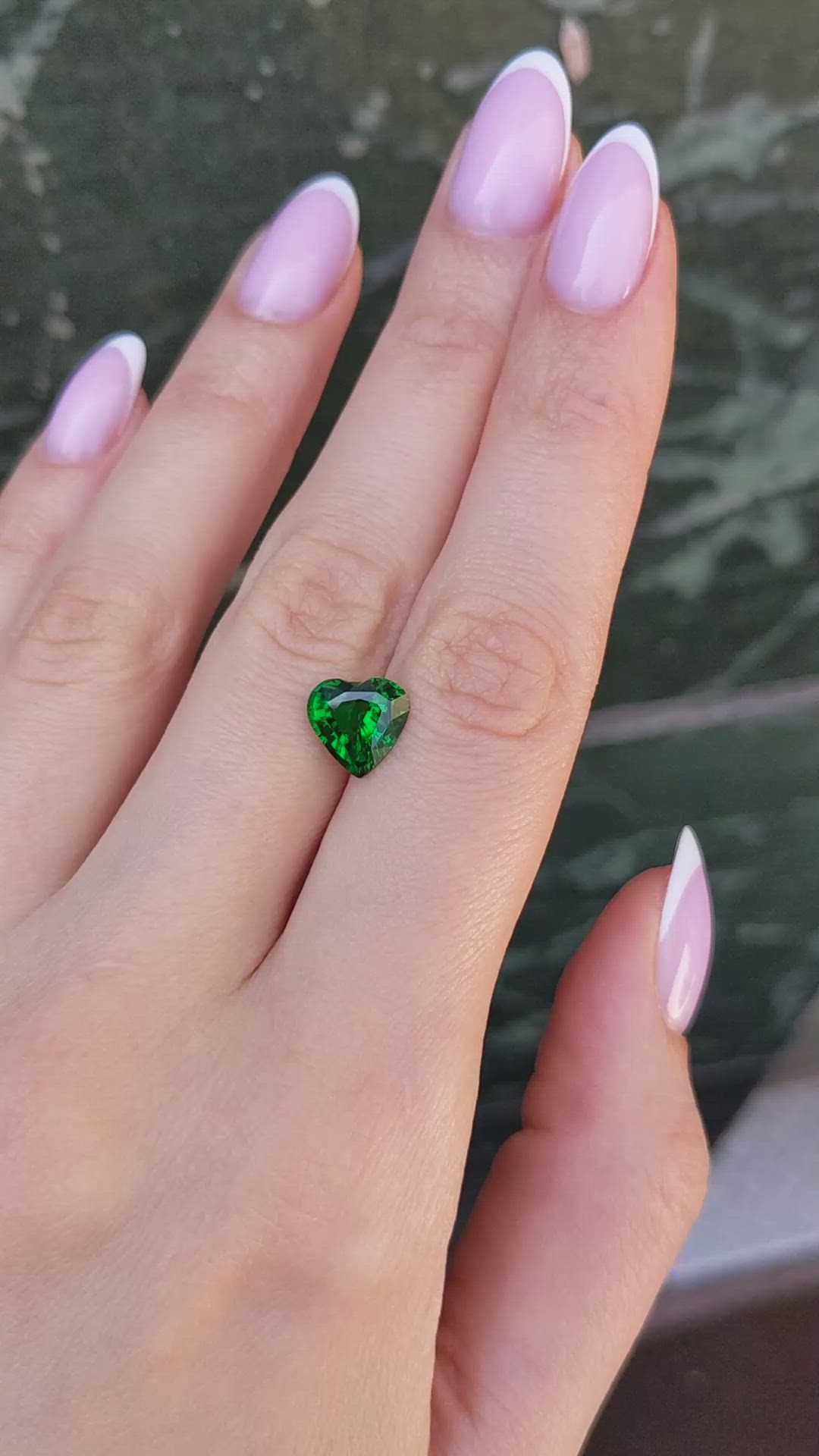 2.83 Ct. Tsavorite Garnet from Tanzania Size Video