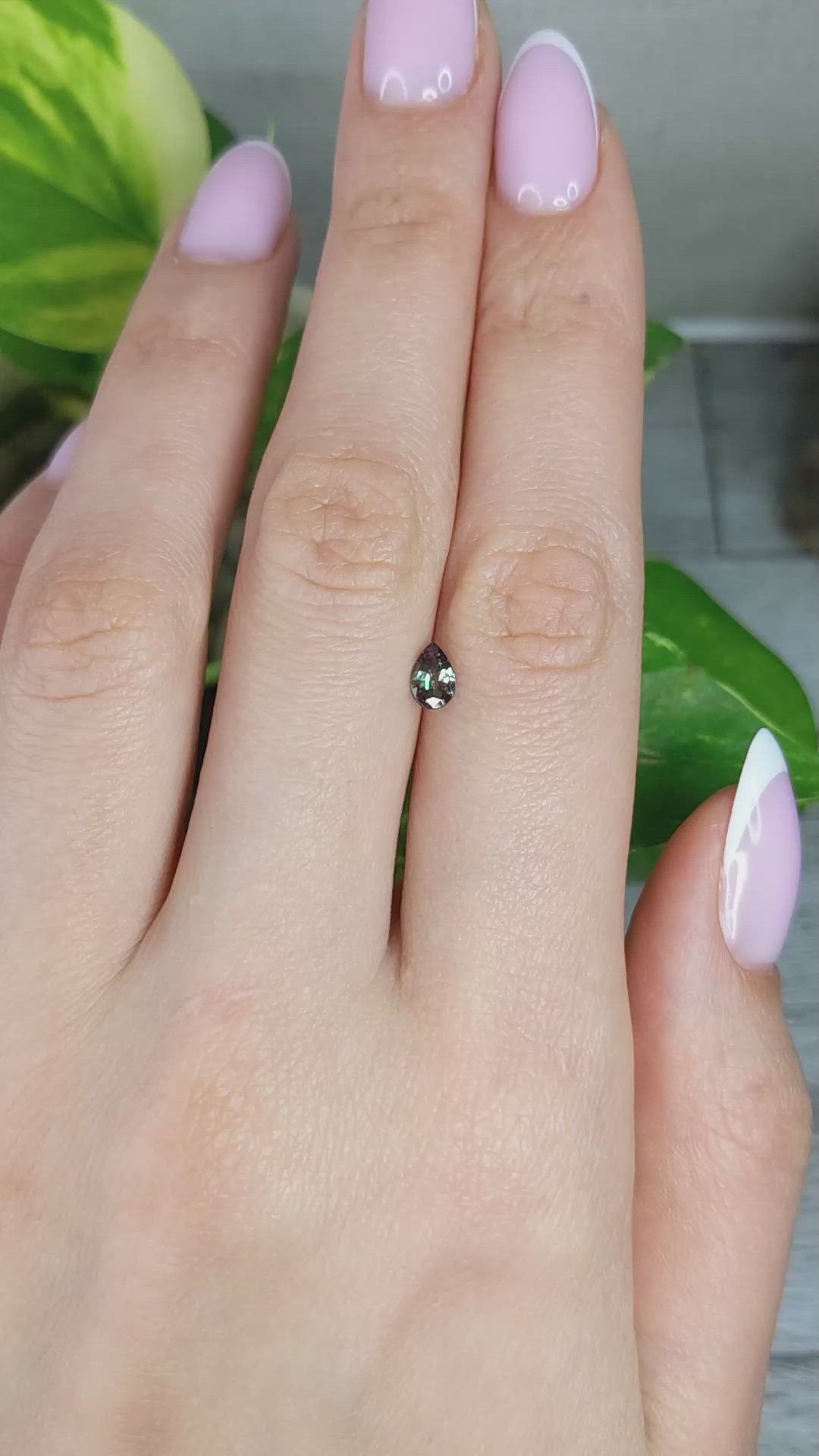 0.36 Ct. Alexandrite from Brazil Size Video
