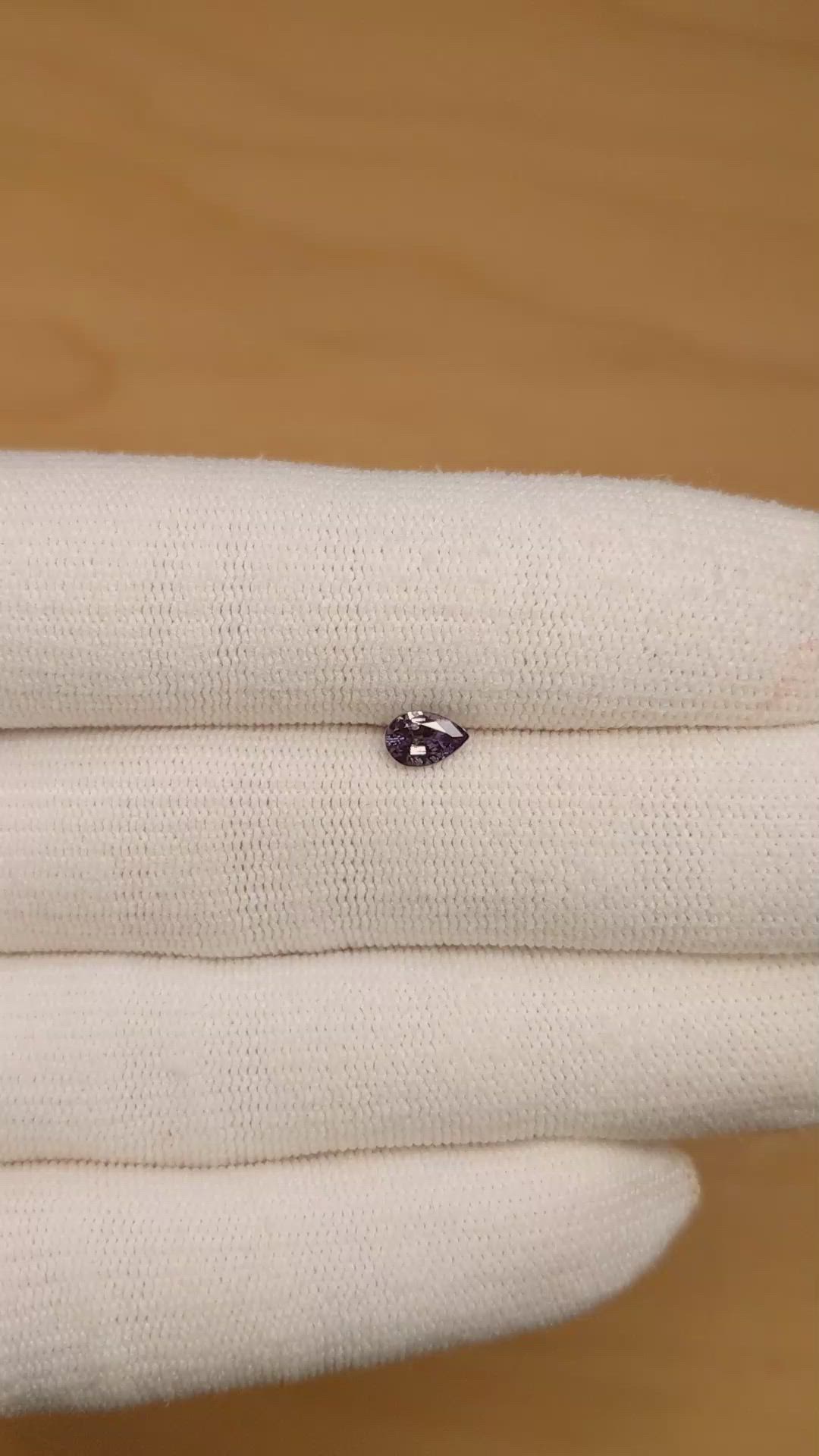 0.36 Ct. Alexandrite from Brazil Size Video