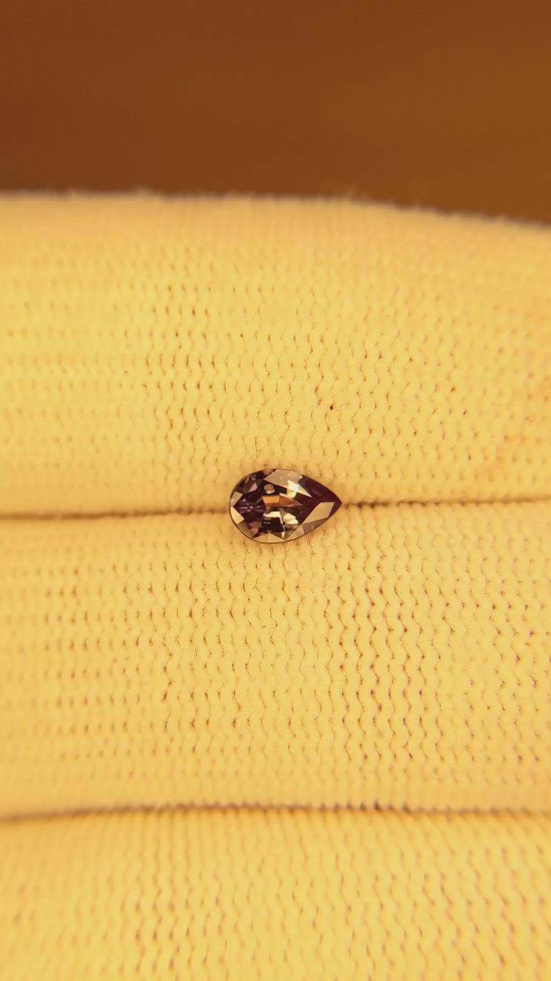 0.36 Ct. Alexandrite from Brazil Size Video