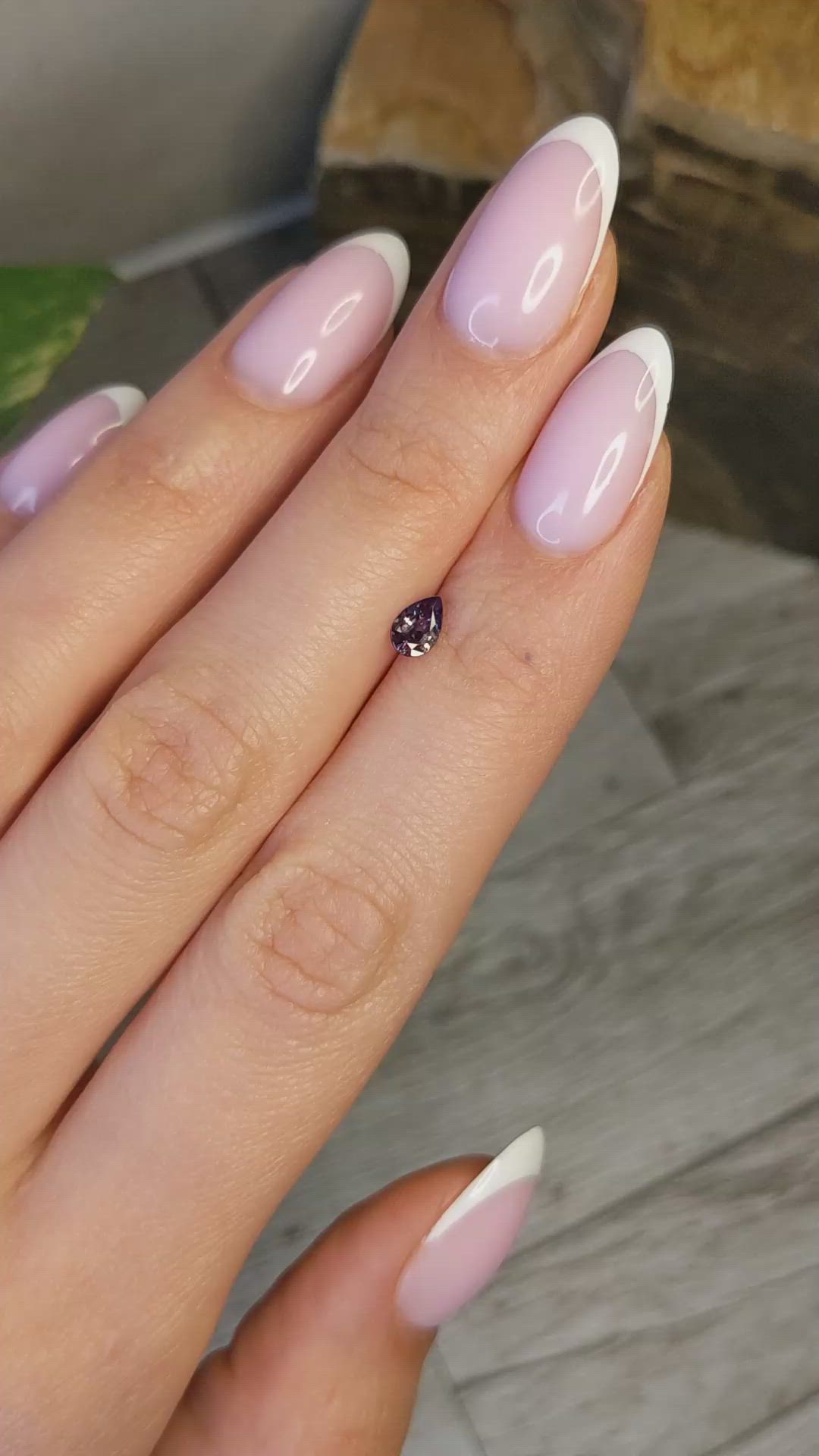 0.36 Ct. Alexandrite from Brazil Size Video