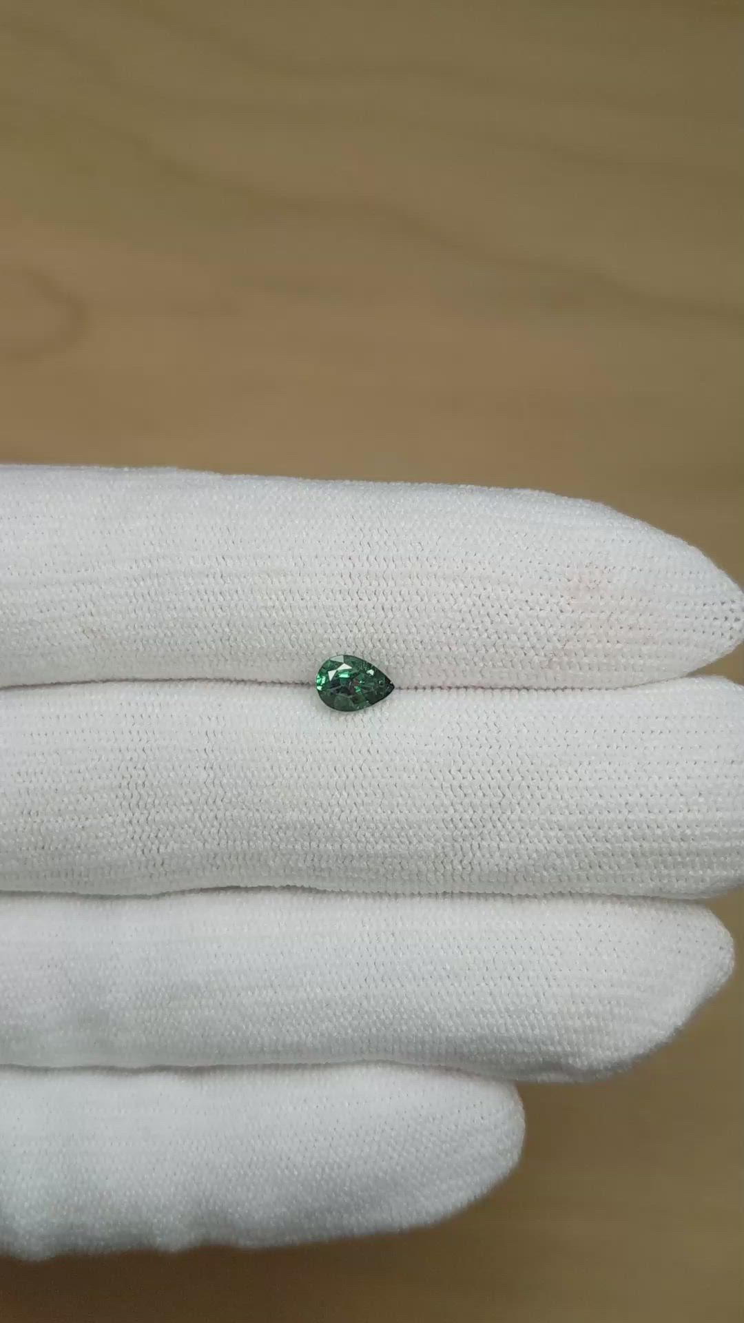0.72 Ct. Alexandrite from Brazil Size Video