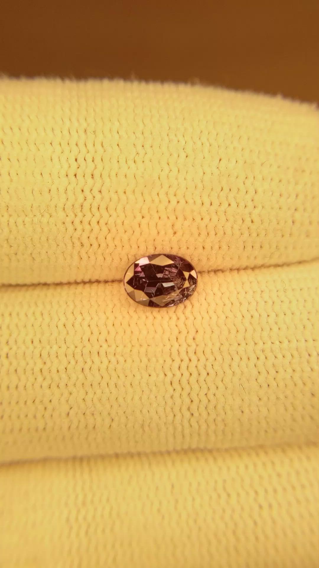 0.60 Ct. Alexandrite from Brazil Size Video