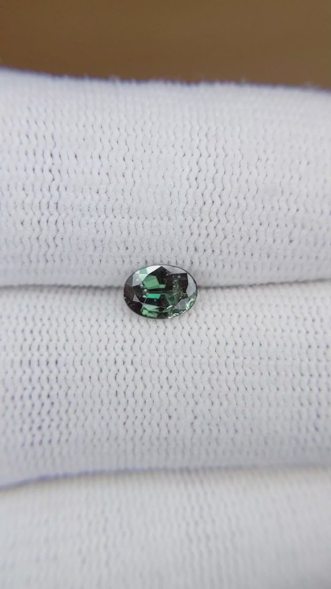 0.60 Ct. Alexandrite from Brazil Size Video