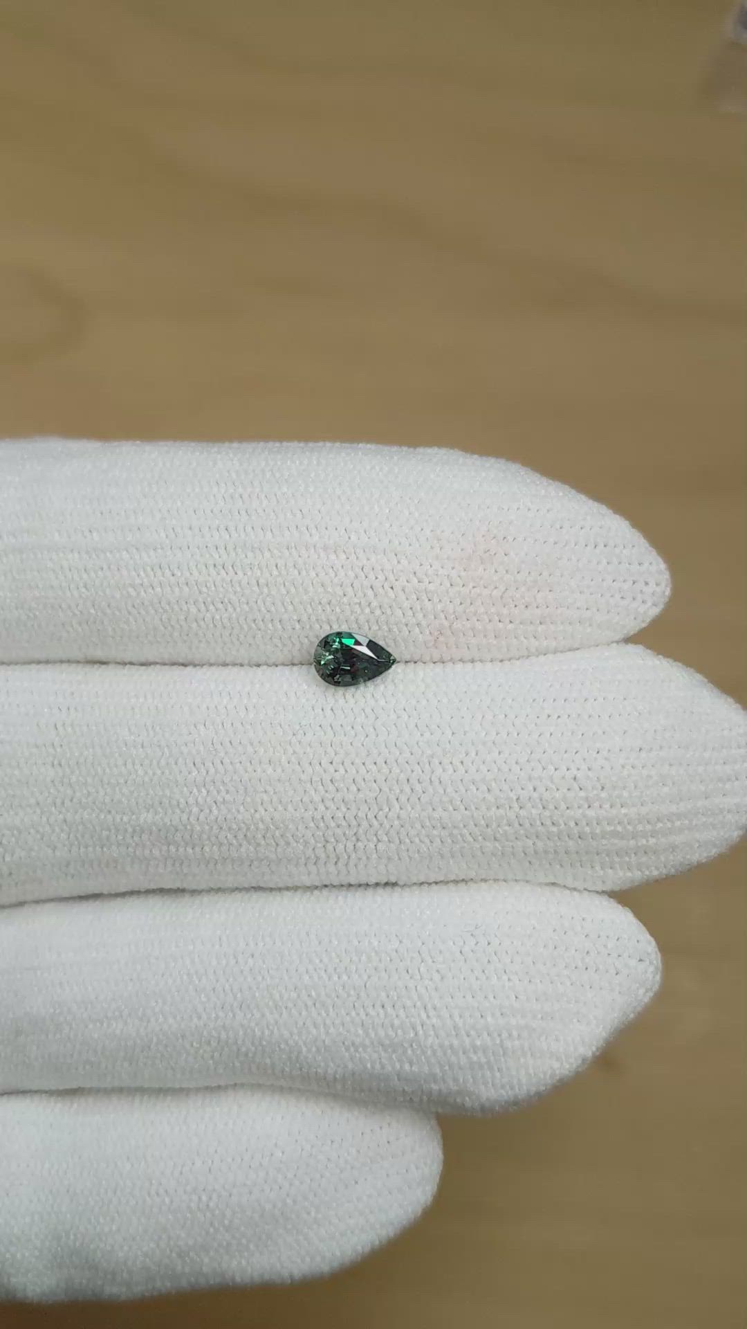 0.44 Ct. Alexandrite from Brazil Size Video