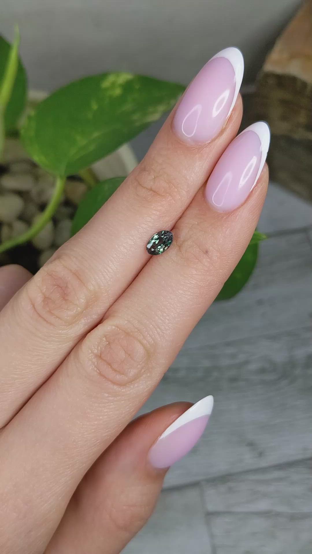 0.71 Ct. Alexandrite from Brazil Size Video