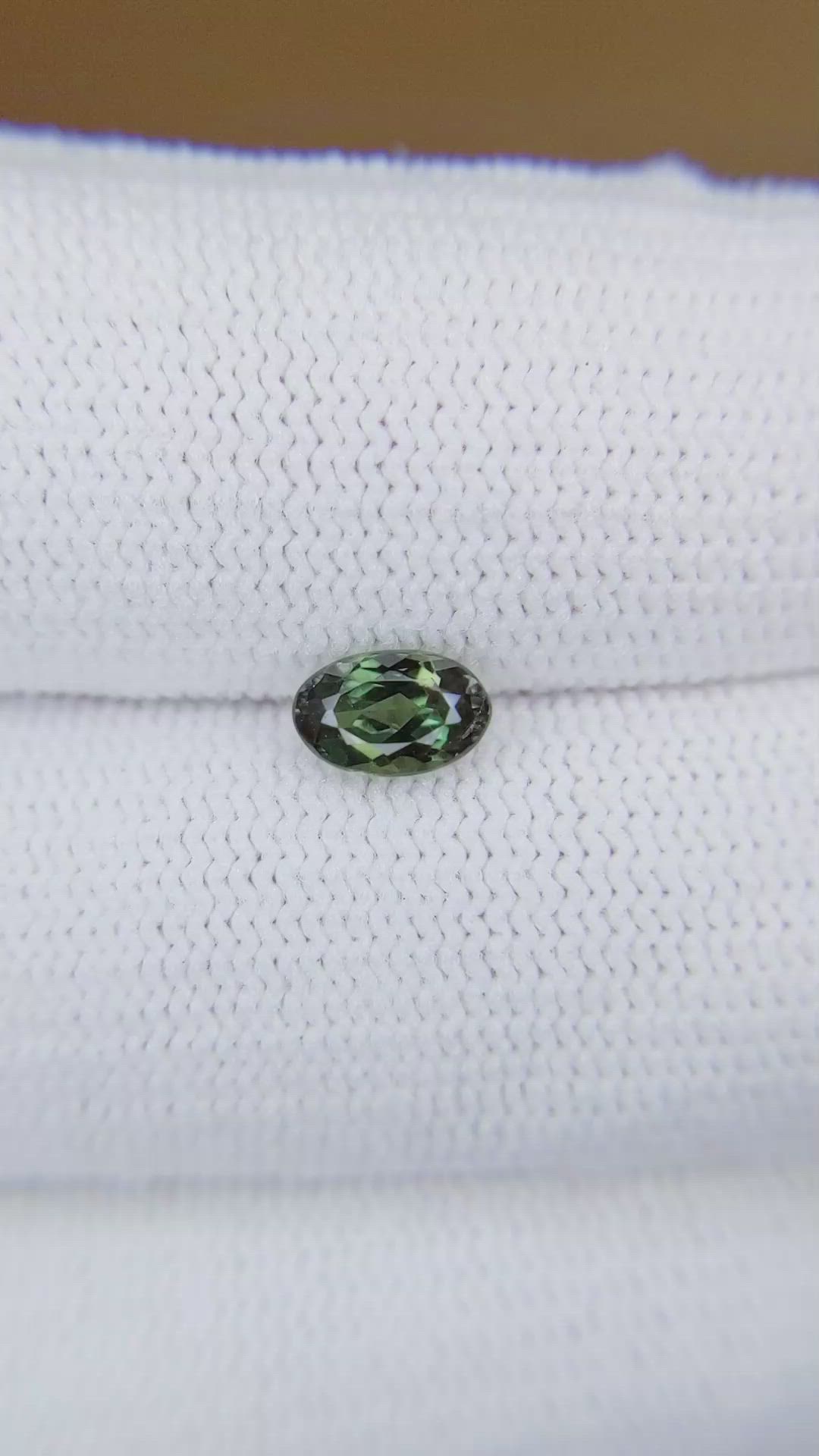 0.71 Ct. Alexandrite from Brazil Size Video
