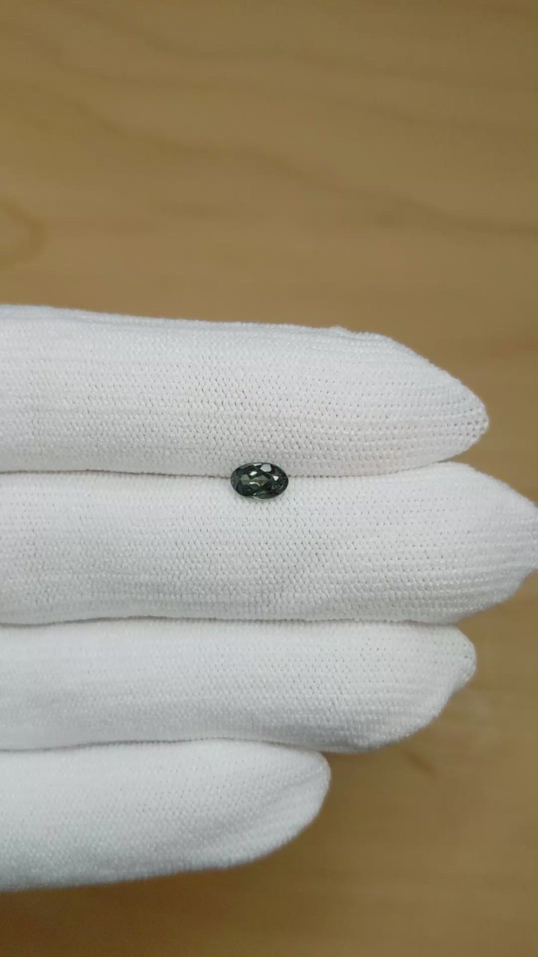 0.71 Ct. Alexandrite from Brazil Size Video