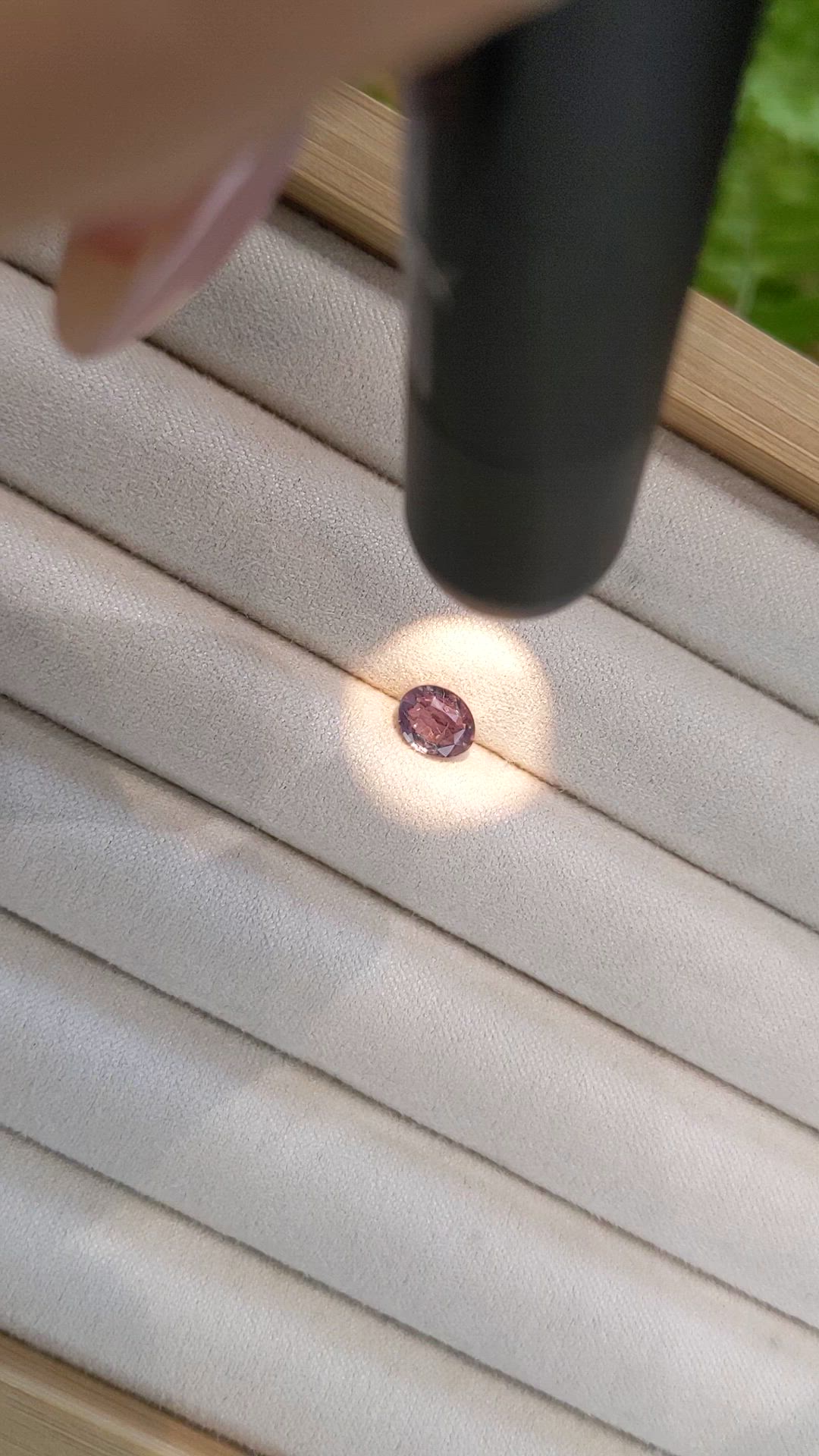 1.06 Ct. Alexandrite from Ceylon (Sri Lanka) Size Video