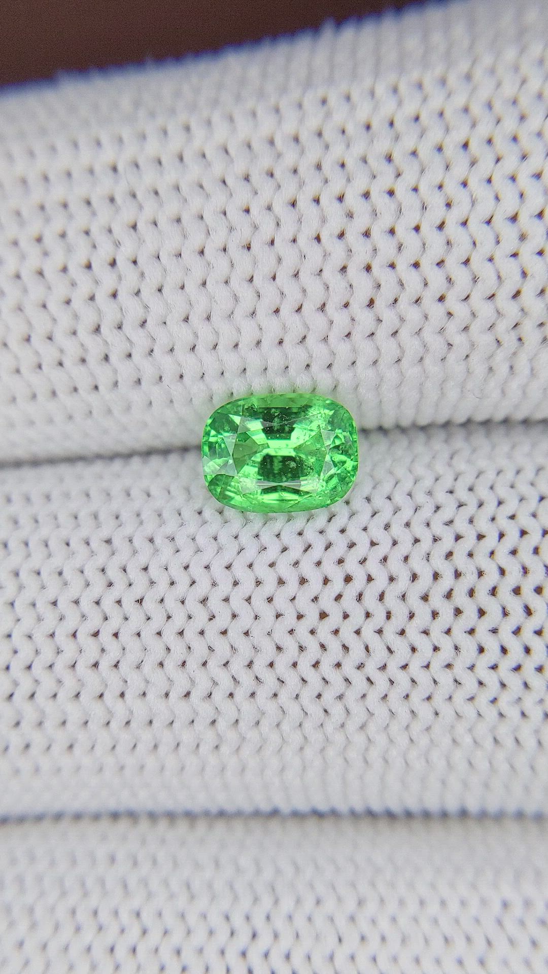1.06 Ct. Tsavorite Garnet from Kenya Size Video