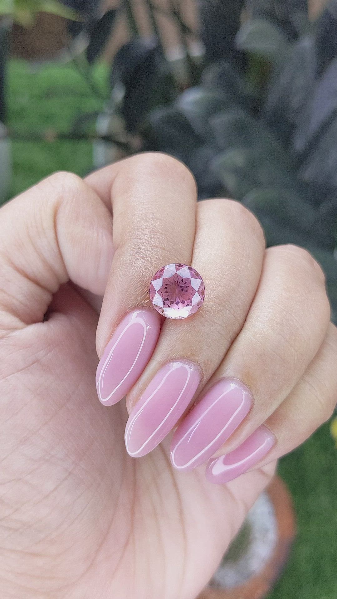 3.44 Ct. Pink Tourmaline from Madagascar Size Video